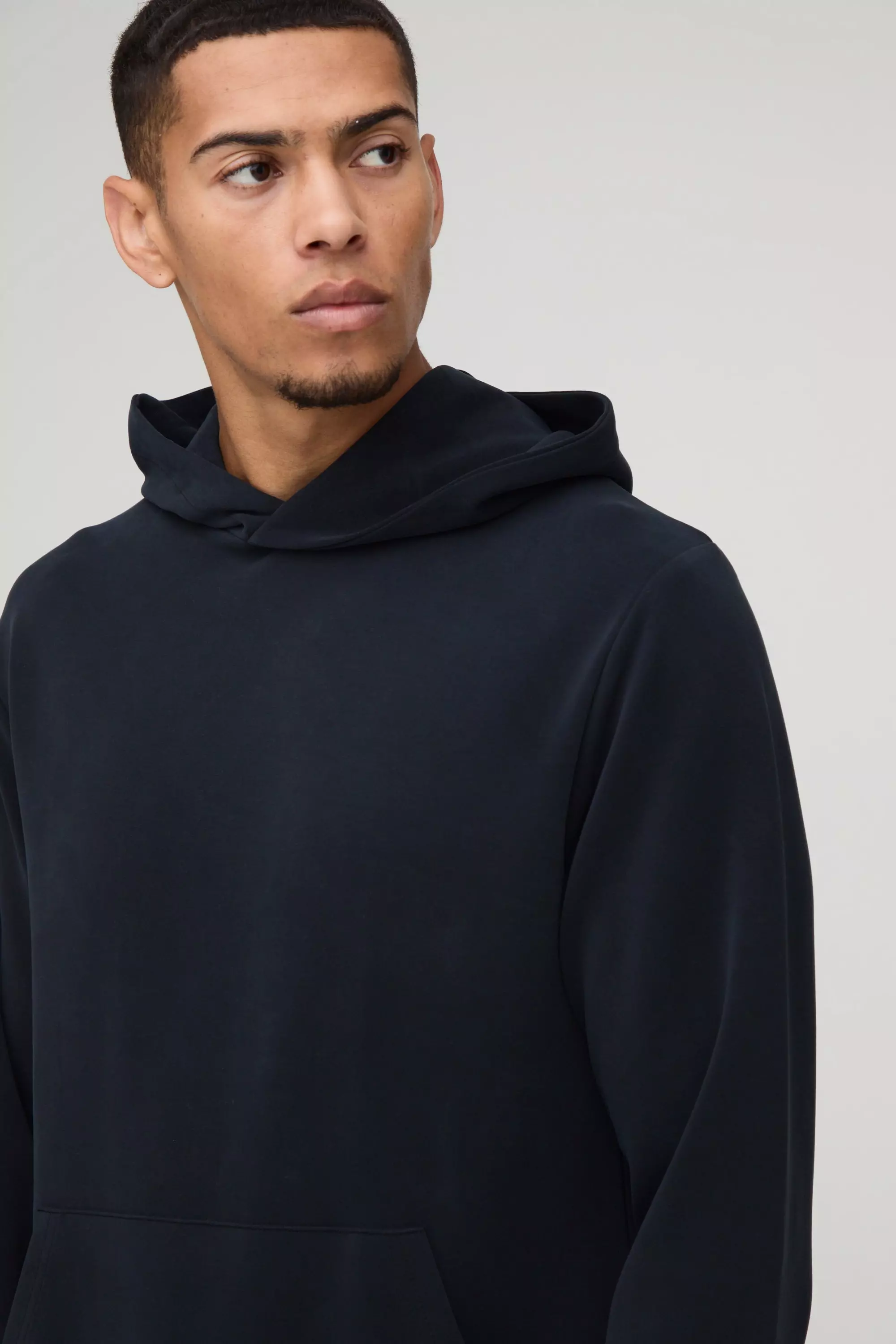 Weicher Slim Fit Hoodie boohooMAN DE