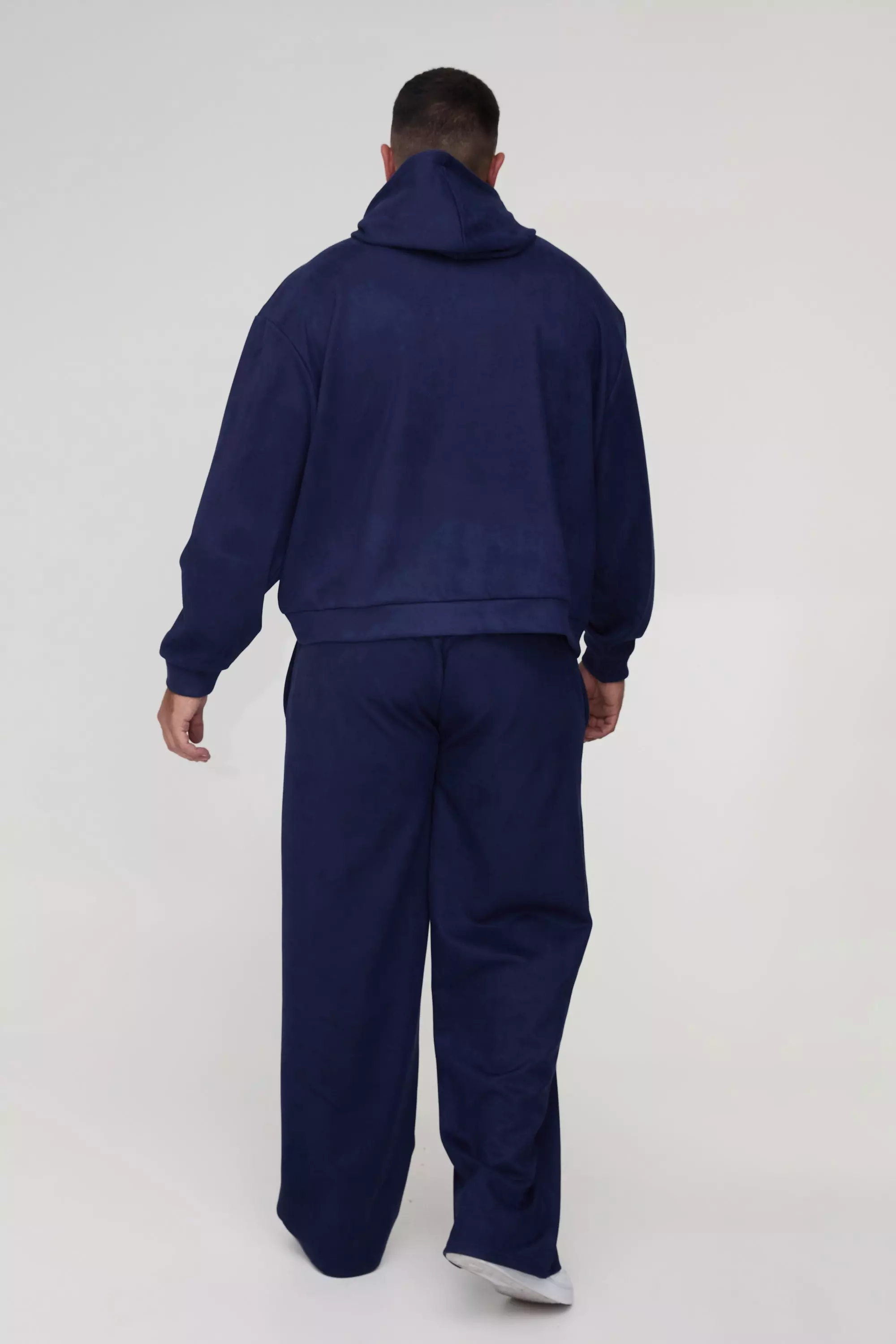 Grande taille - Survêtement oversize en synthétique, Navy autre image