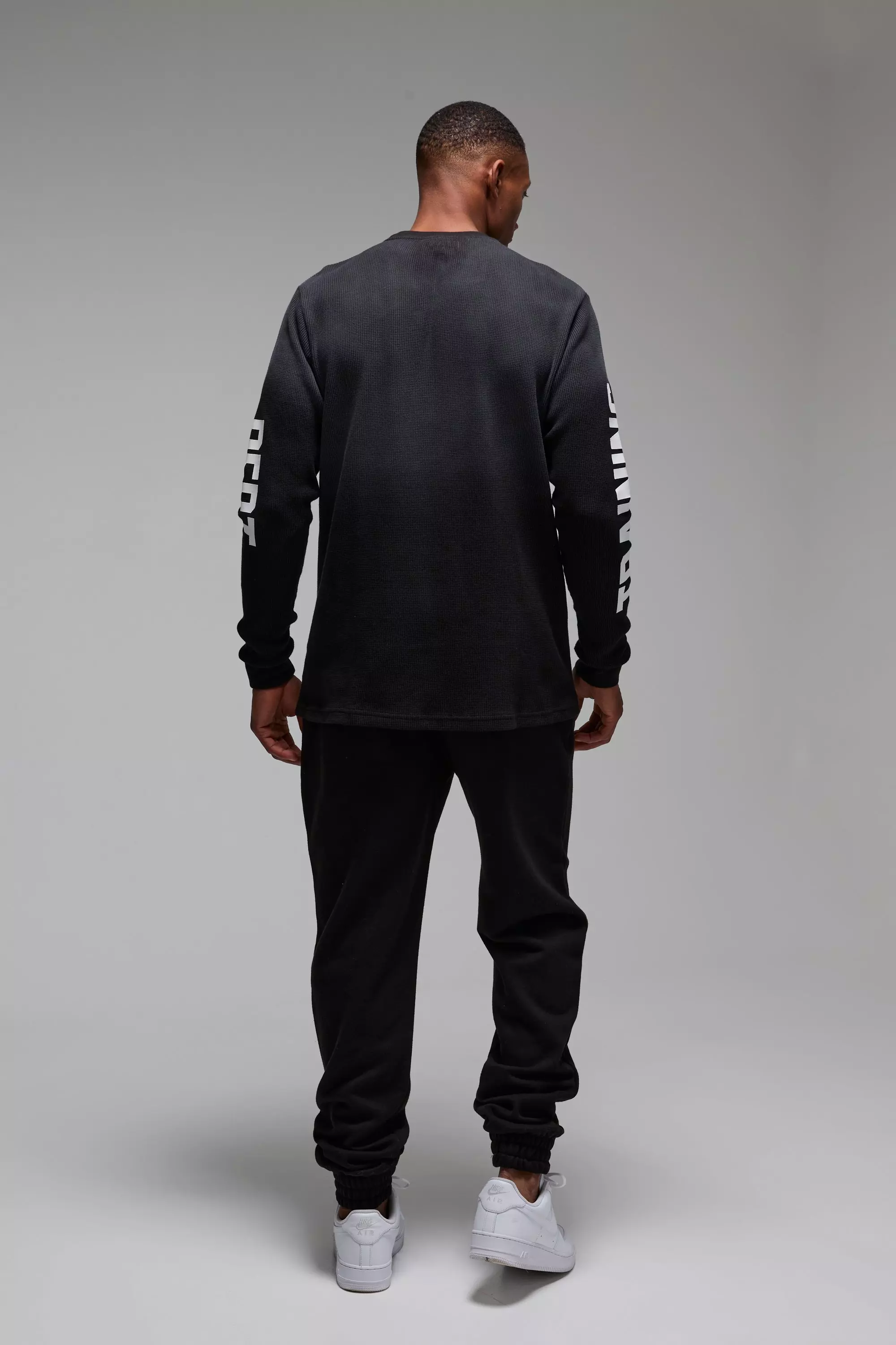 Black Training Dept Waffle Long Sleeve T-shirt alternative image