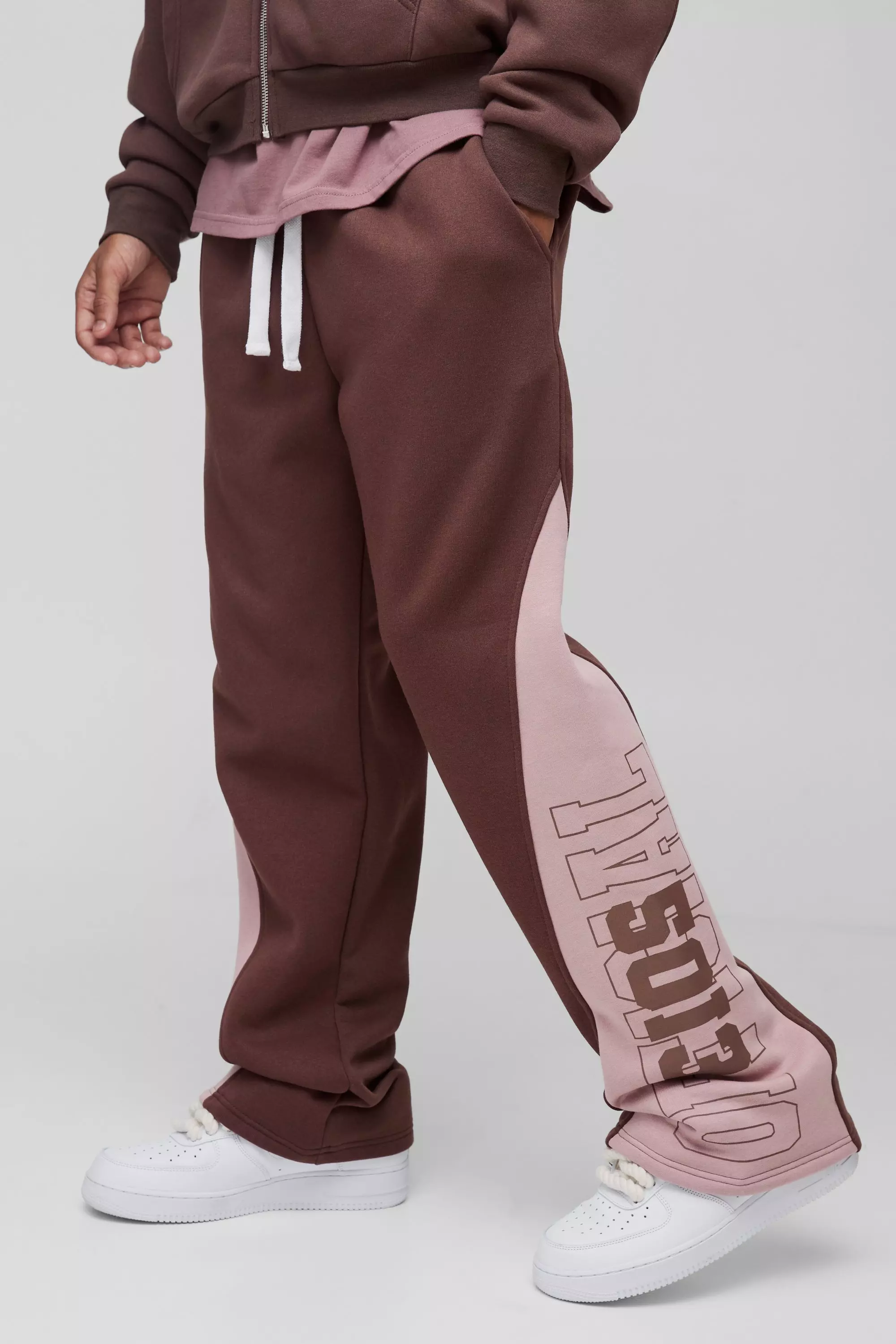 Chocolate Relaxed Official Varsity High Gusset Jogger alternative image