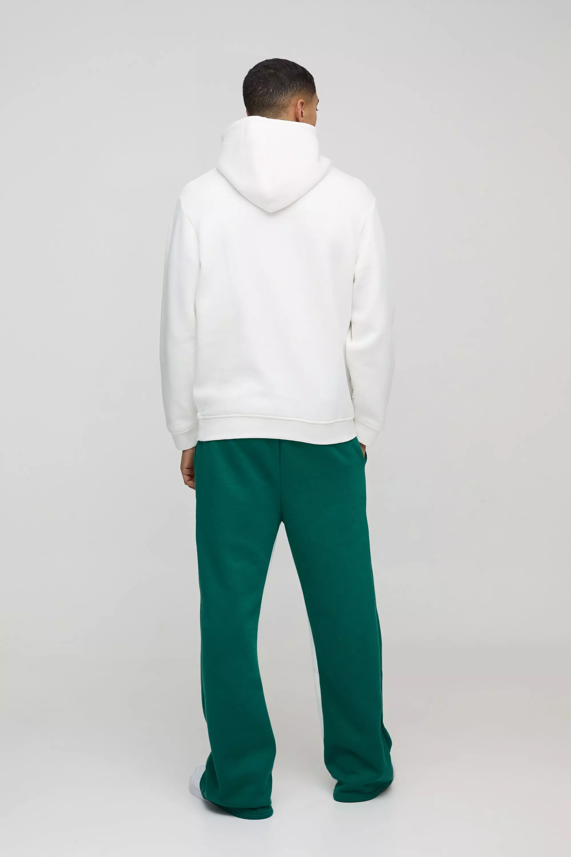 Relaxed Flare Official Varsity Distressed Gusset Sweatpants
