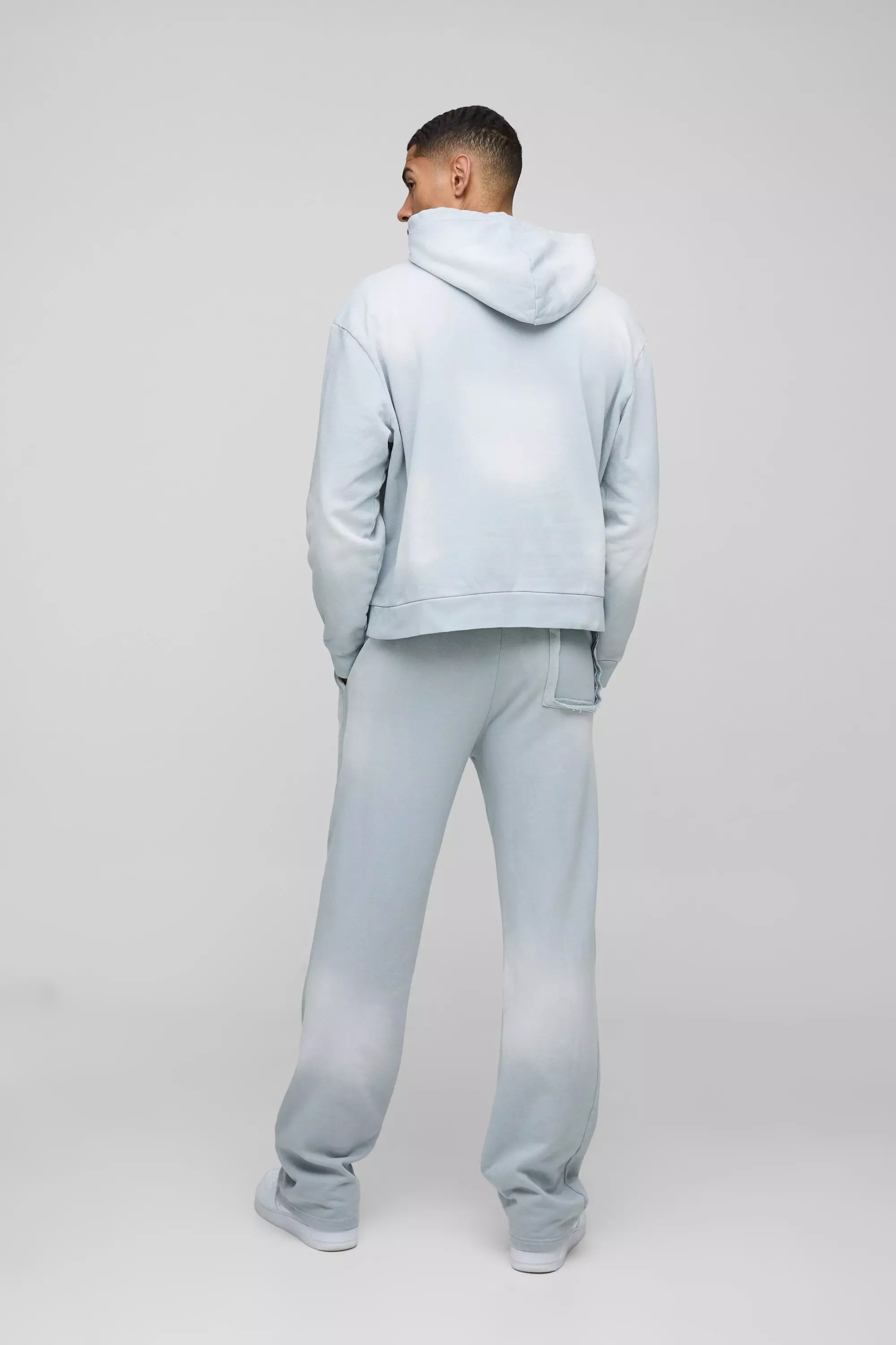 Light grey Relaxed Official Washed Distressed Pocket Jogger alternative image