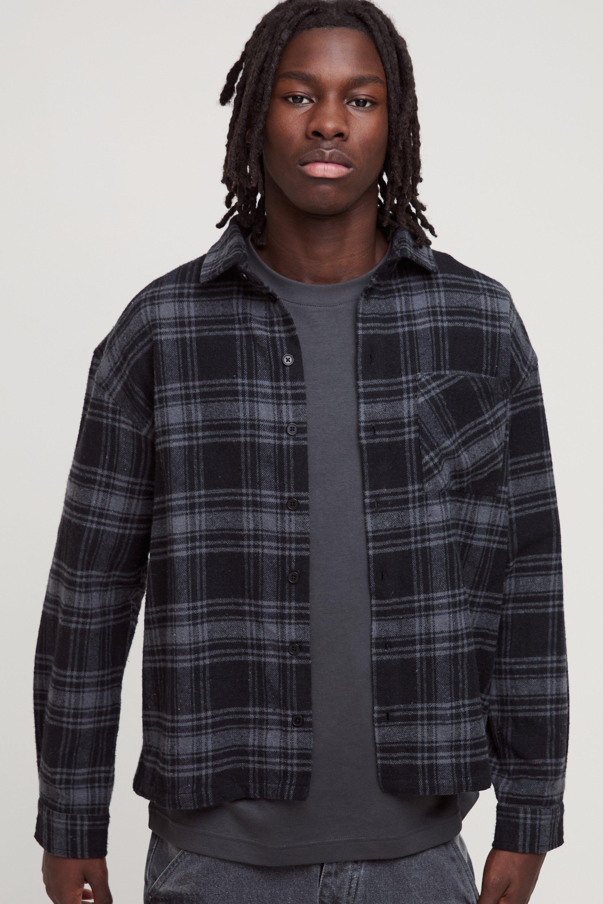 Oversized Heavy Weight Check Overshirt