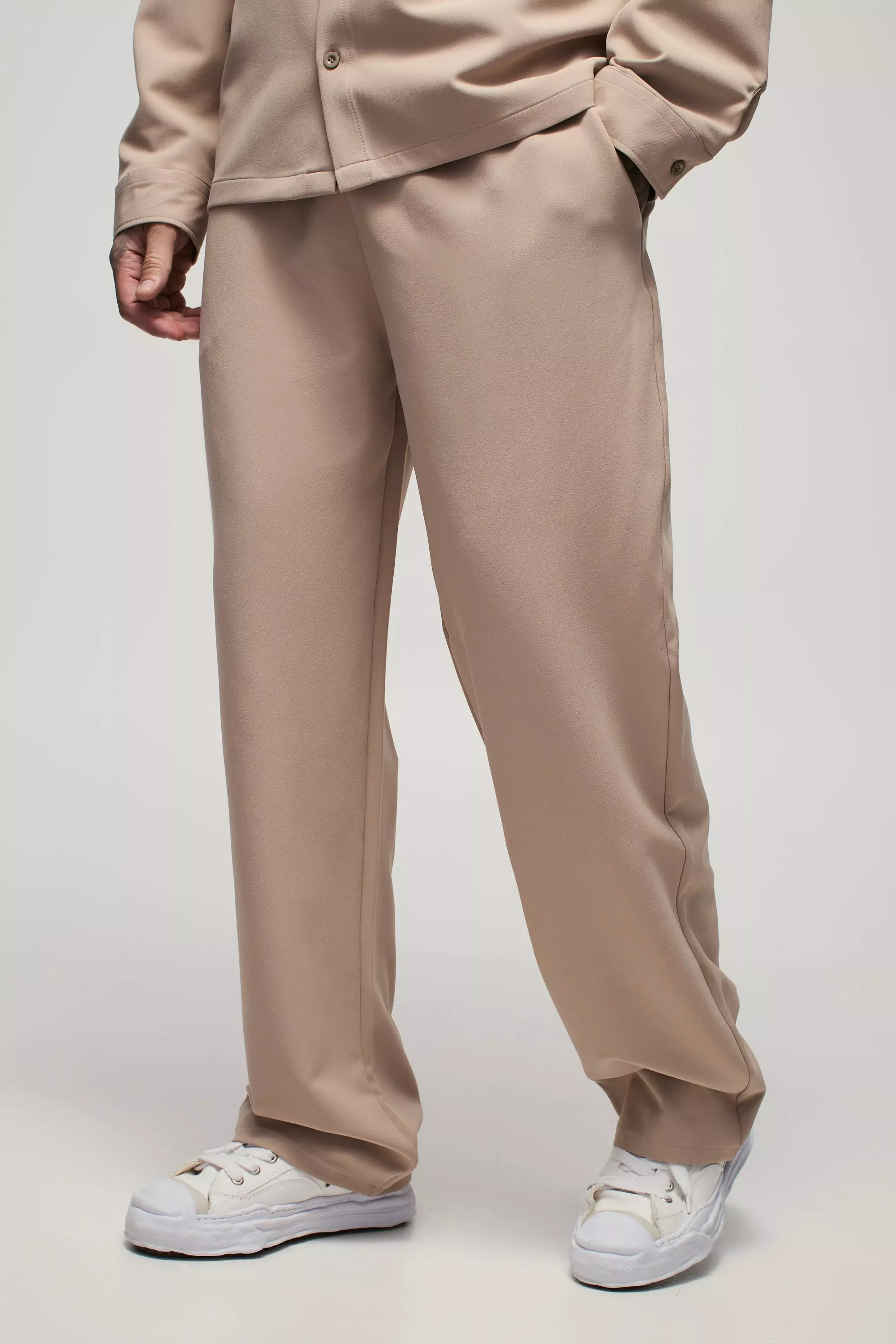 Stone Tall Stretch Woven Relaxed Fit Trousers alternative image