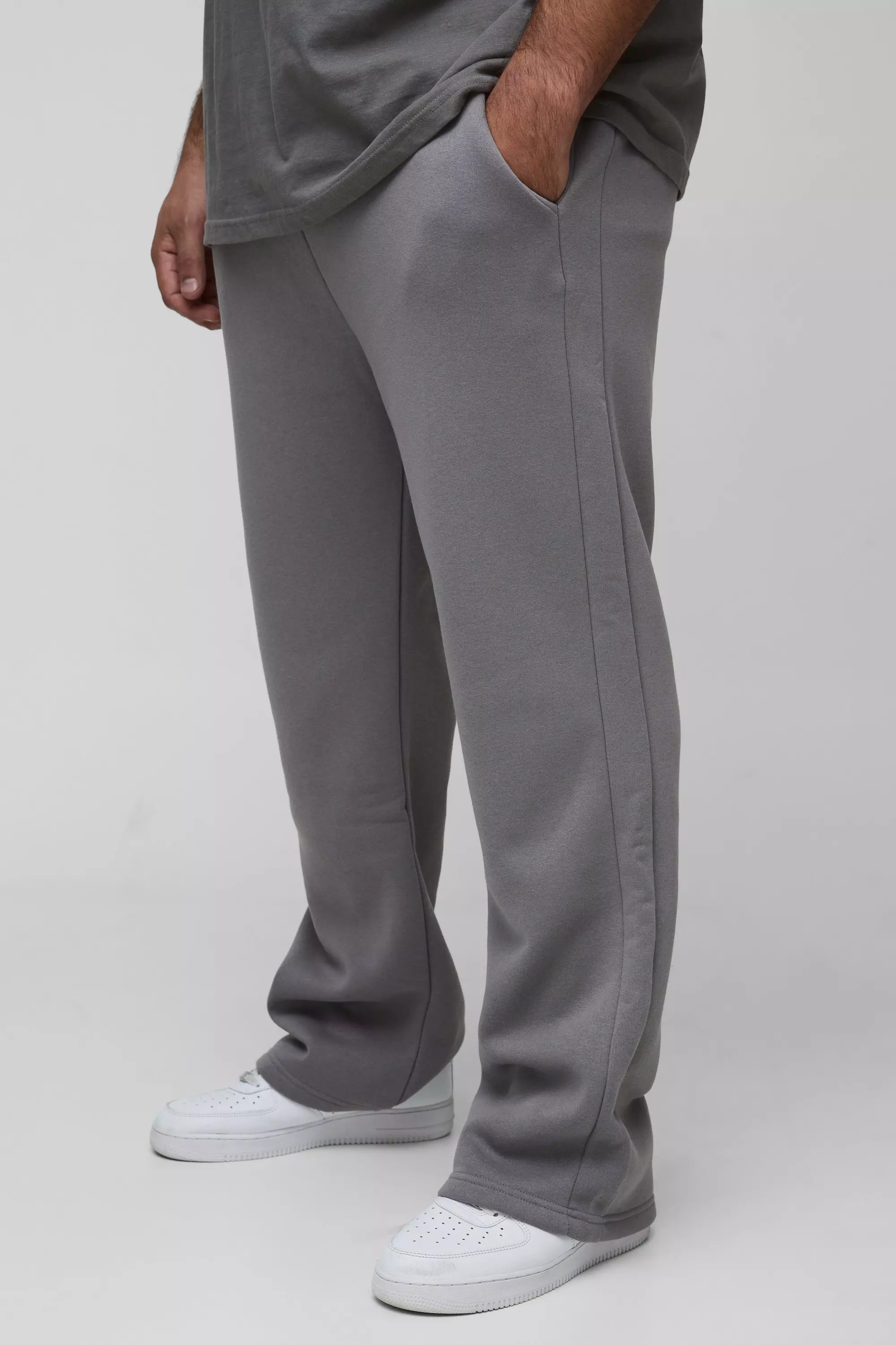 Plus Relaxed Fit Gusset Jogger Charcoal