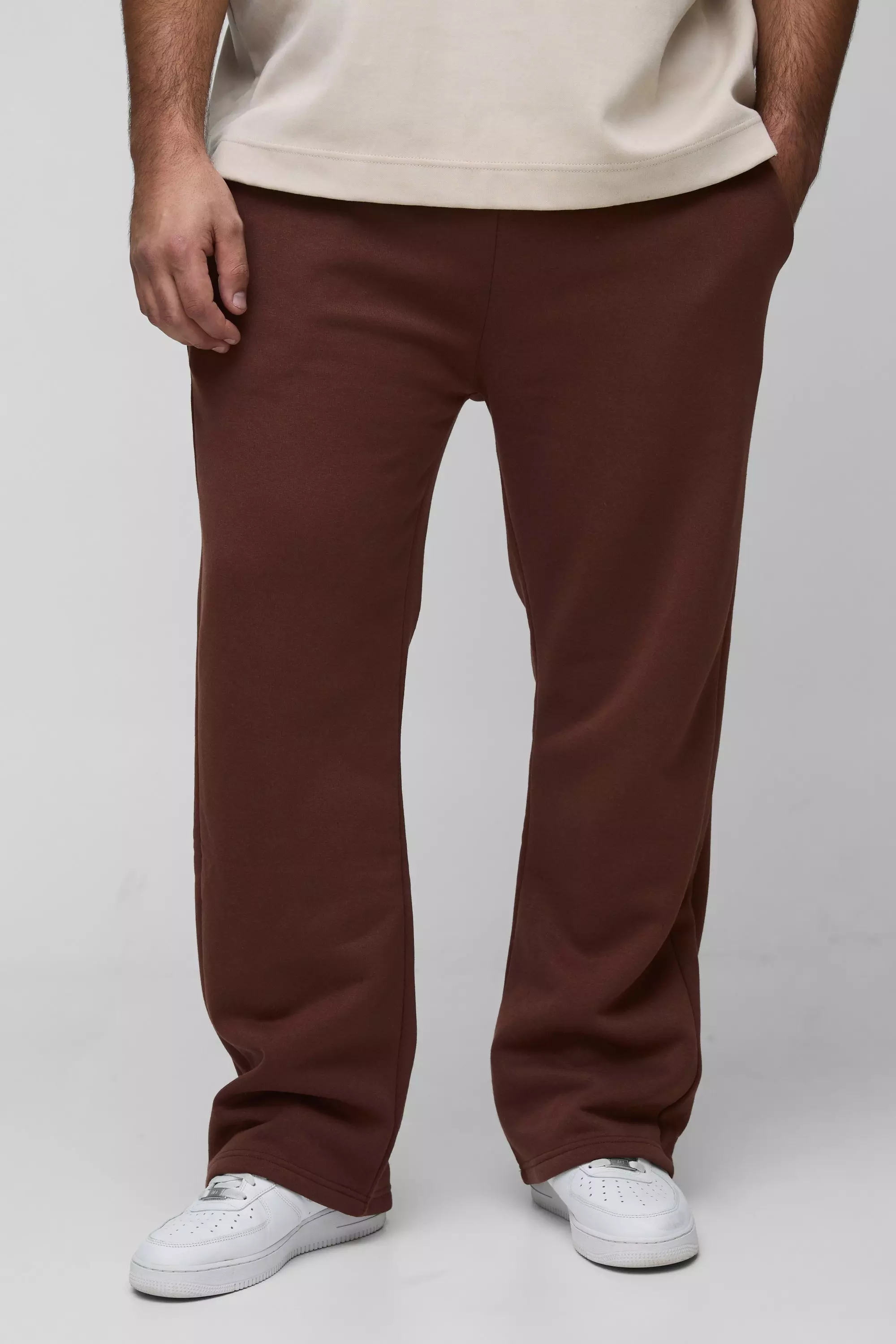 Grande taille - Jogging large, Chocolate autre image