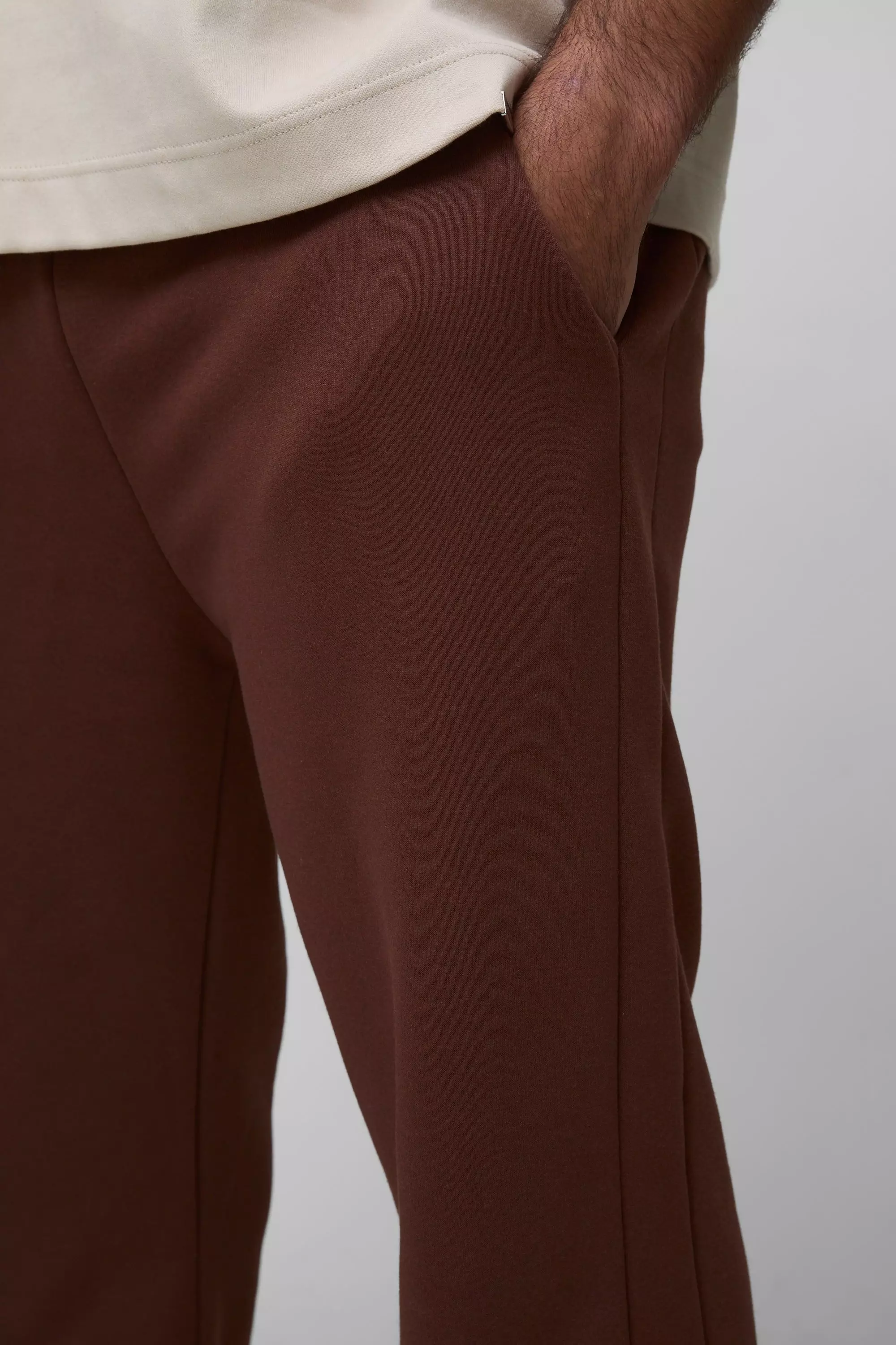 Grande taille - Jogging large, Chocolate autre image