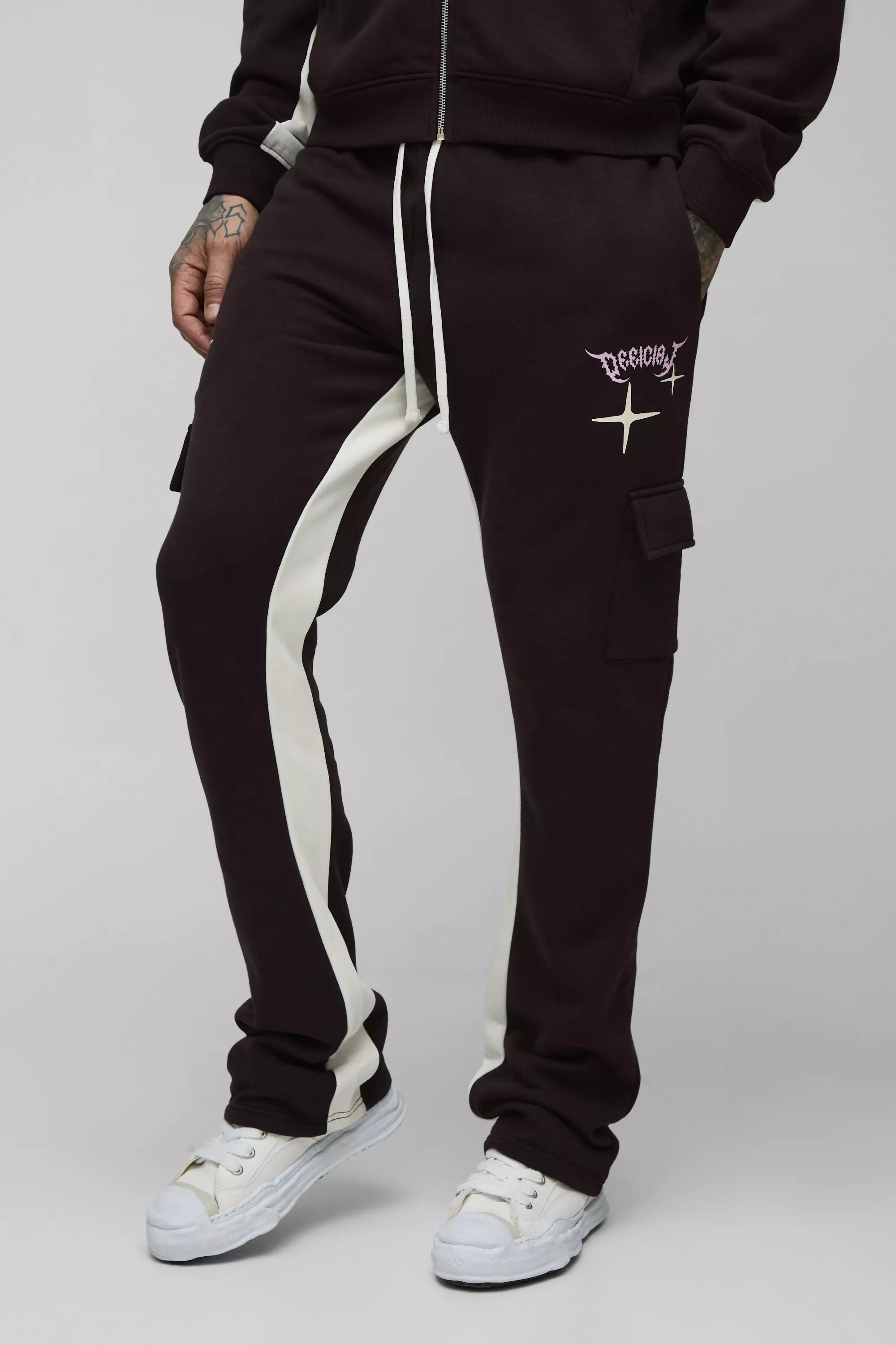 Chocolate Tall Slim Gusset Jogger Official Cargo Joggers alternative image