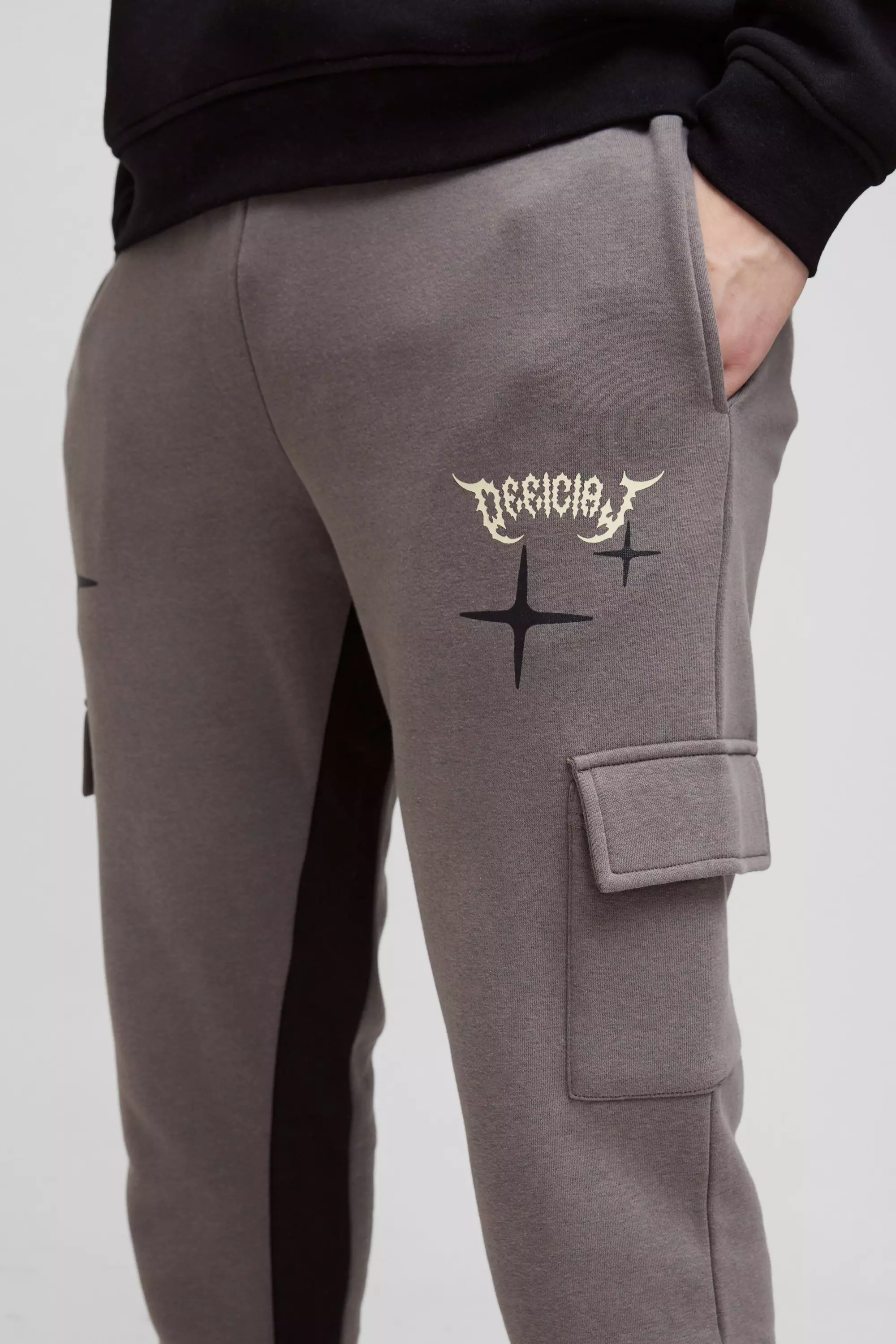Charcoal Tall Slim Gusset Jogger Official Cargo Joggers alternative image