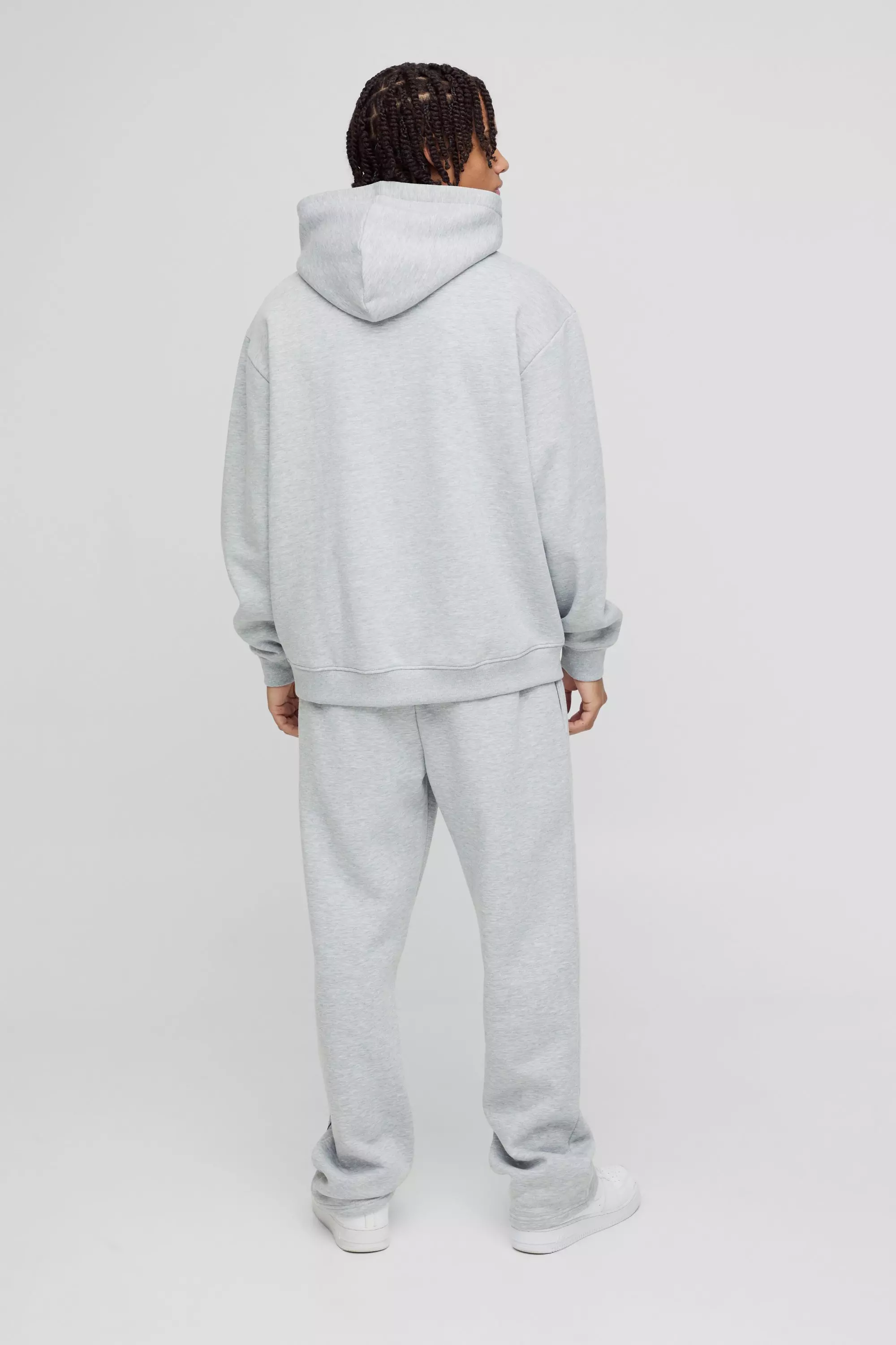 Grey marl Baggy Worldwide Joggingbroek alternatieve afbeelding