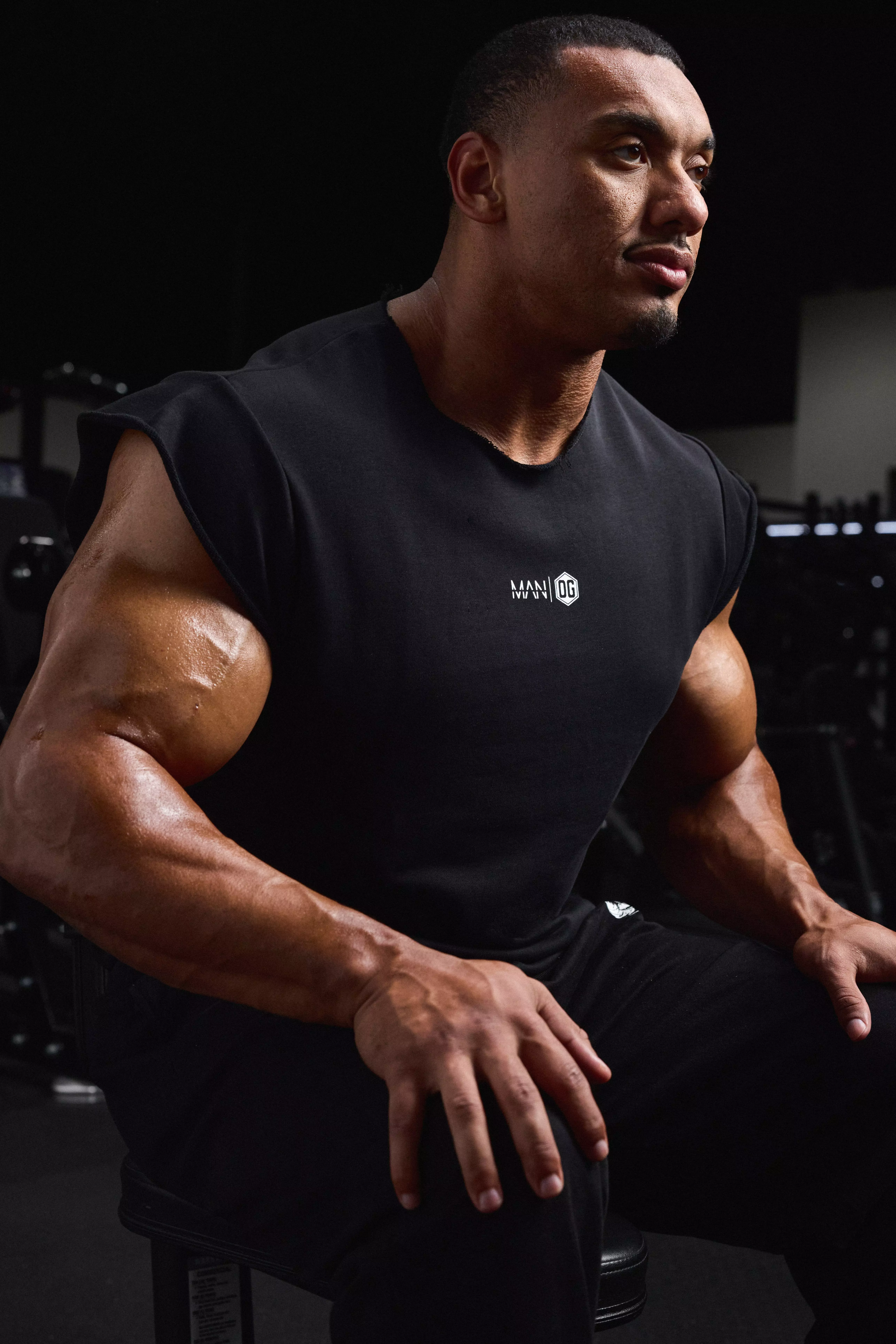 Man Active X OG Gym Oversize Oberteil, Black alternatives Bild