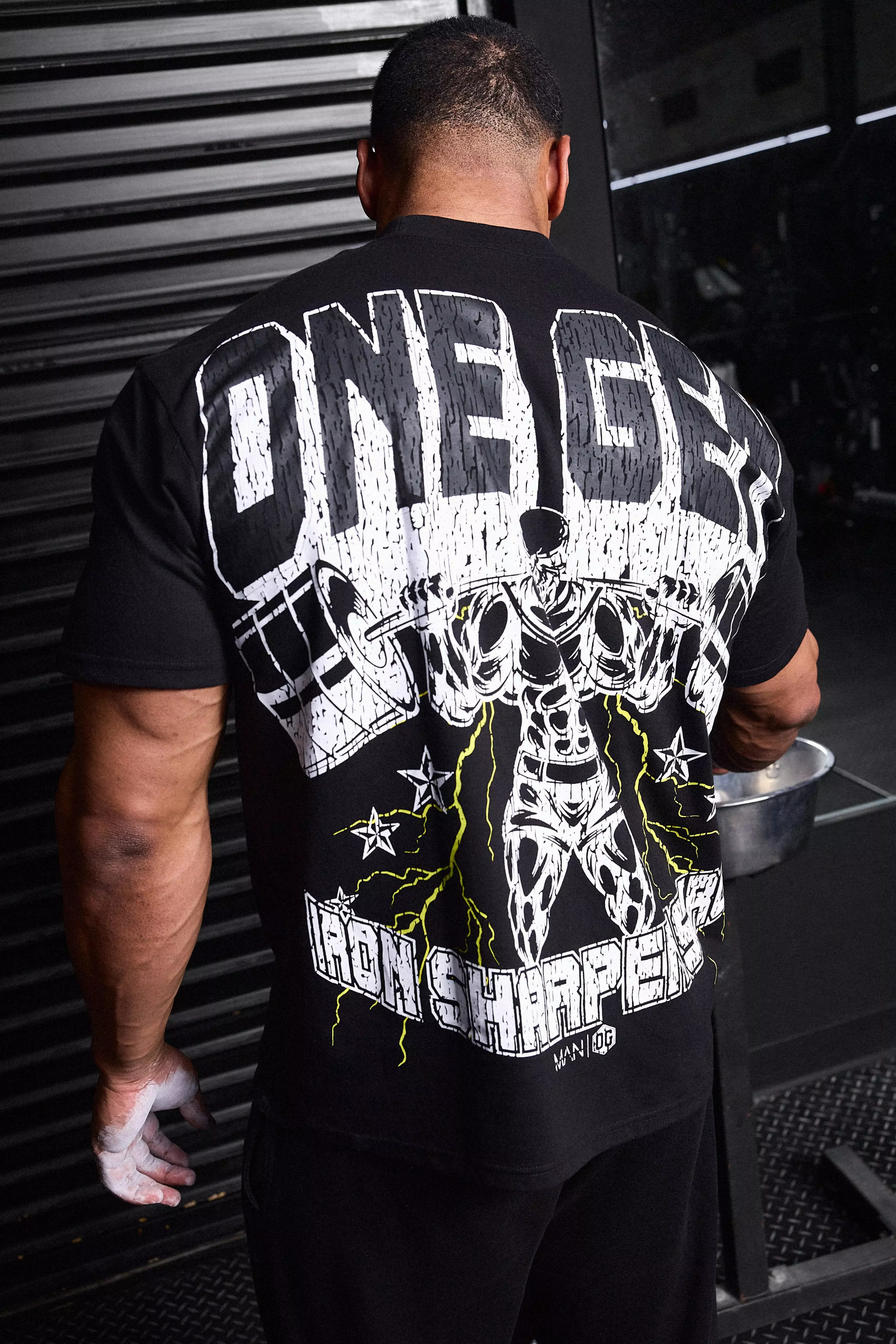 Black Man Active X OG Oversized Fitness T-Shirt alternatieve afbeelding