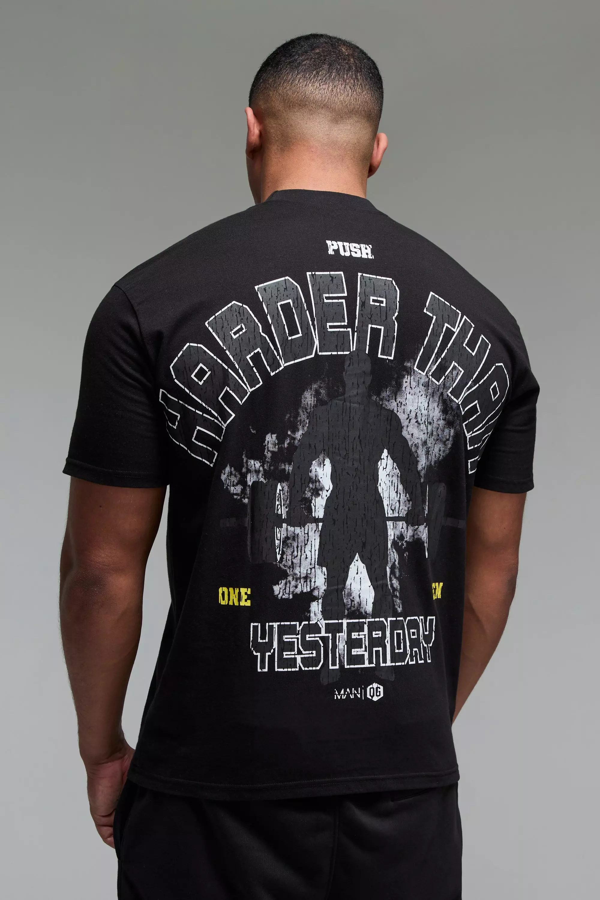 Black Man Active X OG Gym Oversized T-shirt alternative image