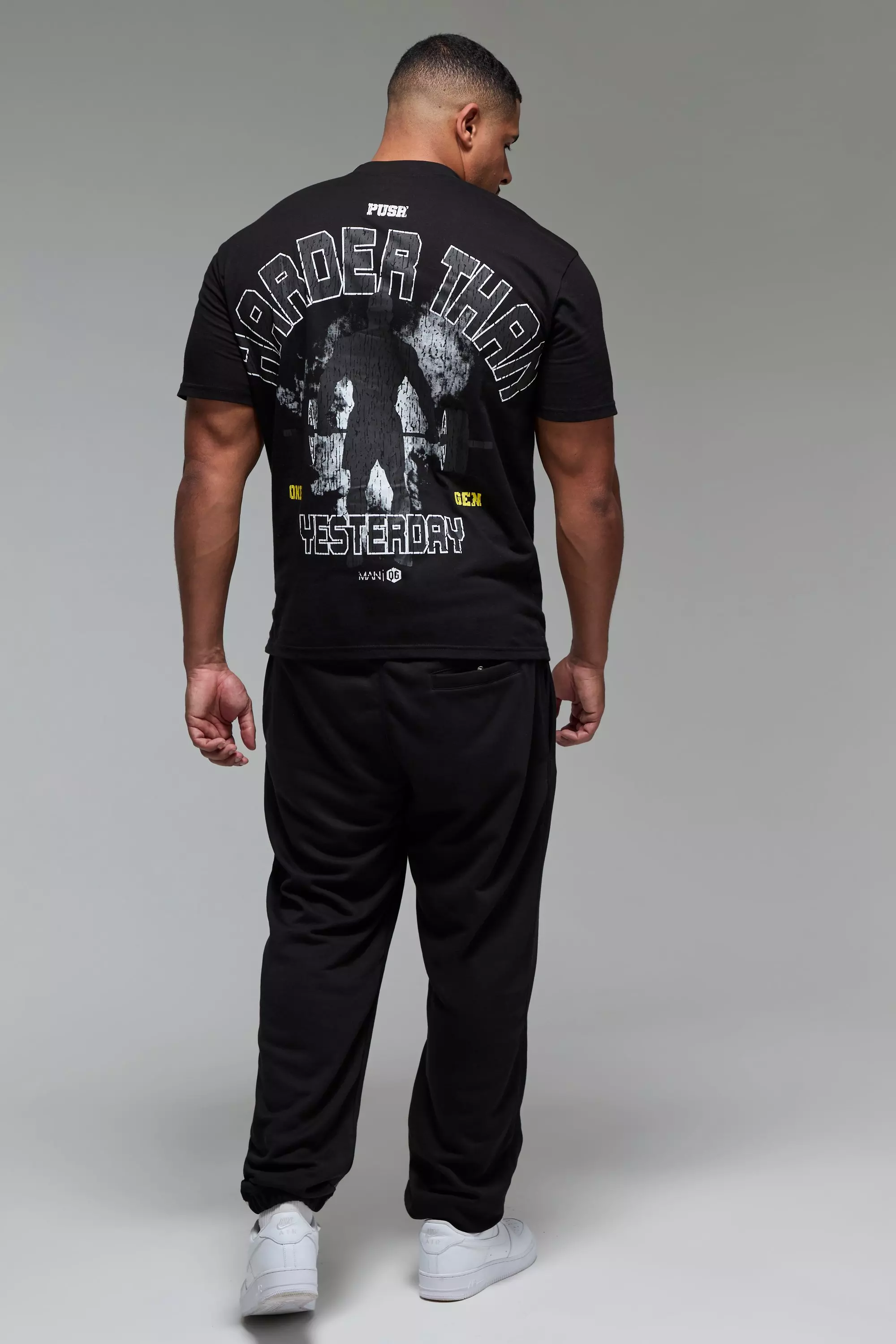 Black Man Active X OG Gym Oversized T-shirt alternative image