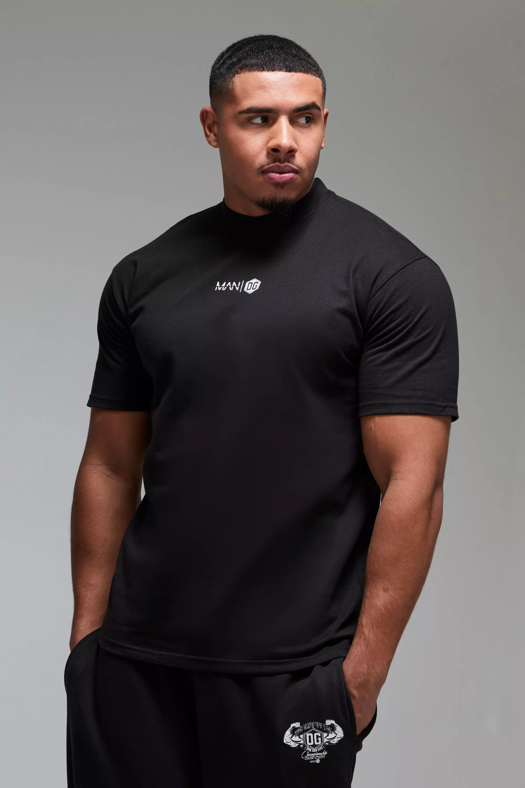 Black Man Active X OG Gym Oversized T-shirt alternative image