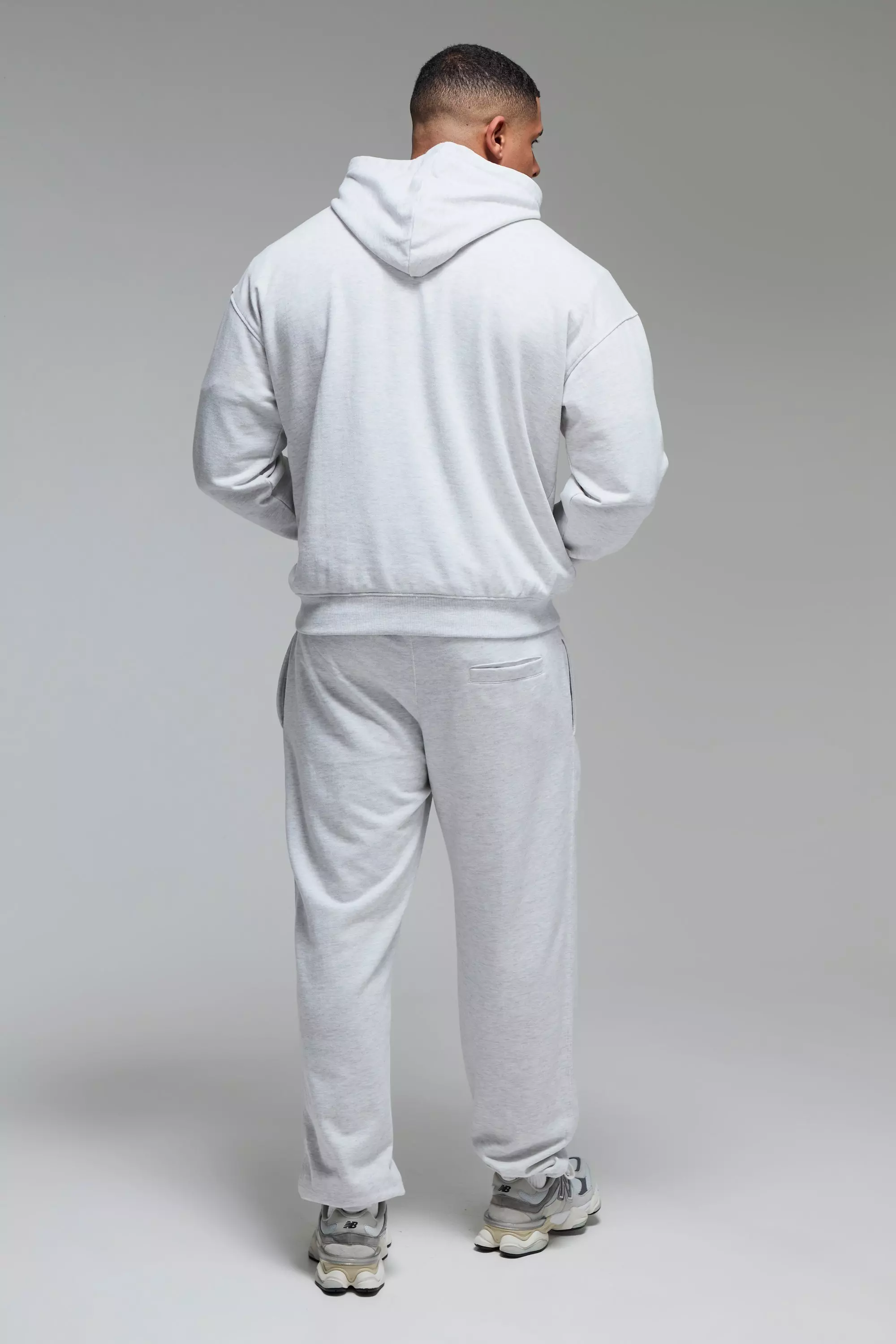 Grey marl Man Active X OG Workout Oversized Hoodie alternative image
