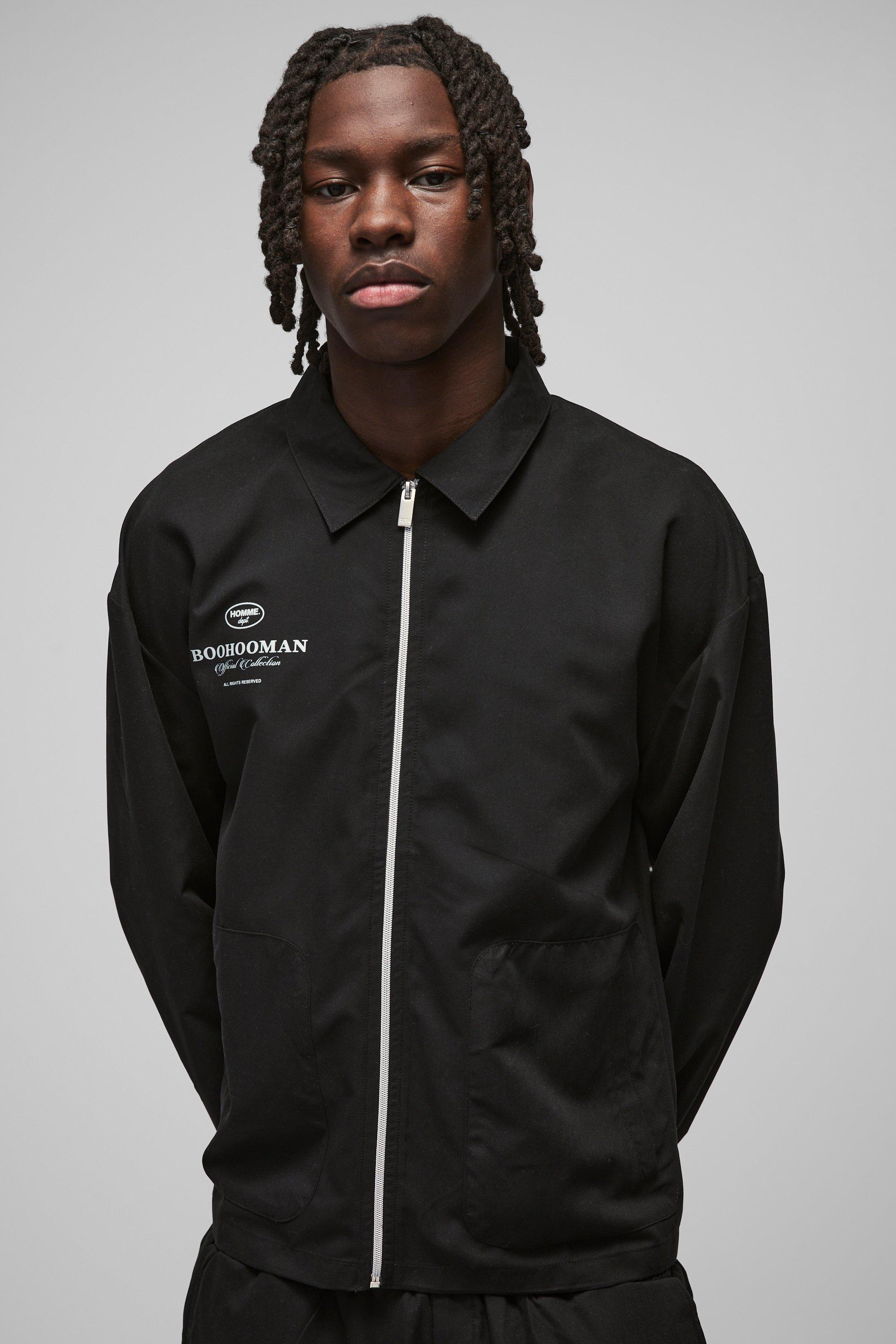 Men's Zip Shackets | boohooMAN USA