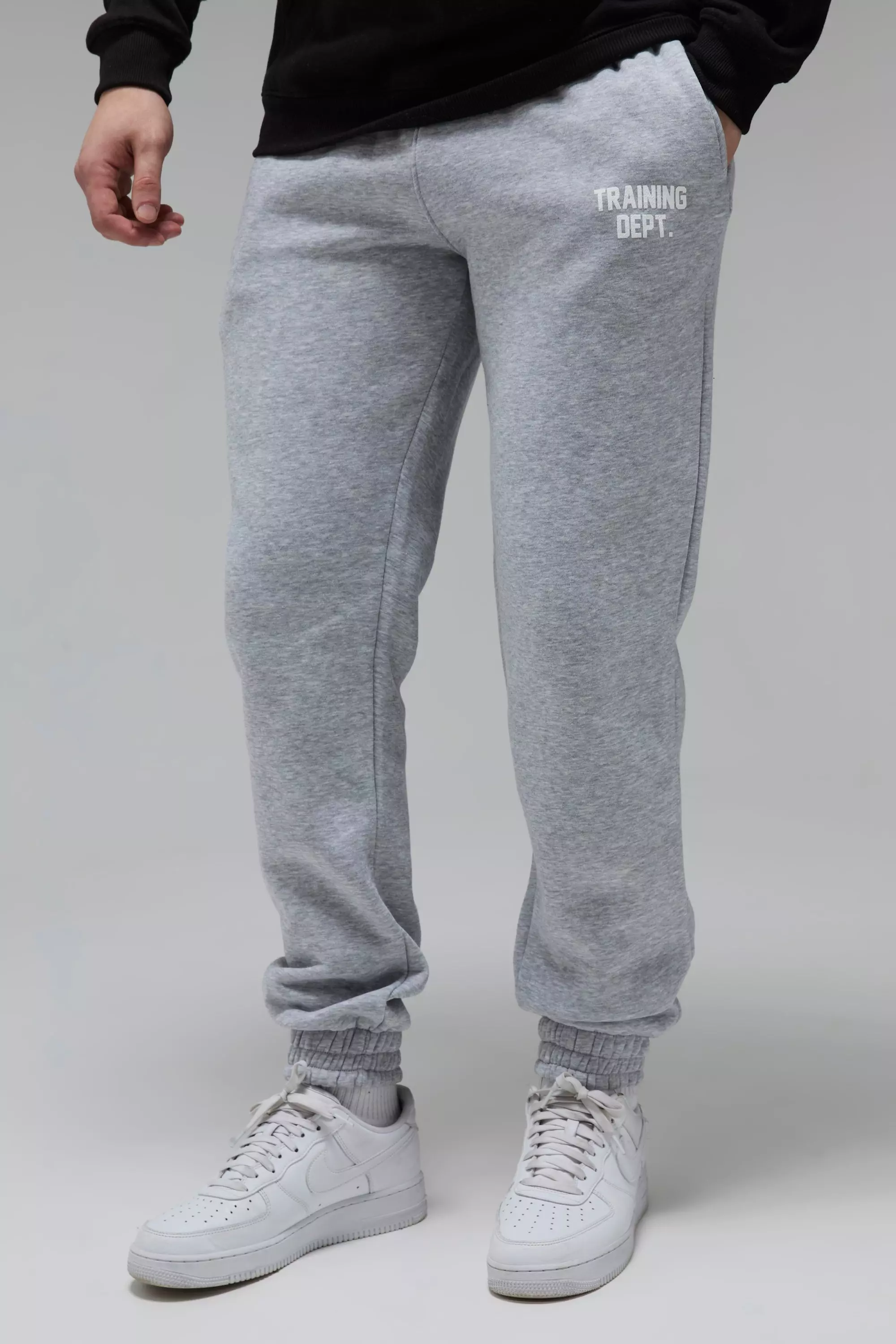 Grey Tall Man Active Training Dept. Regular Joggers