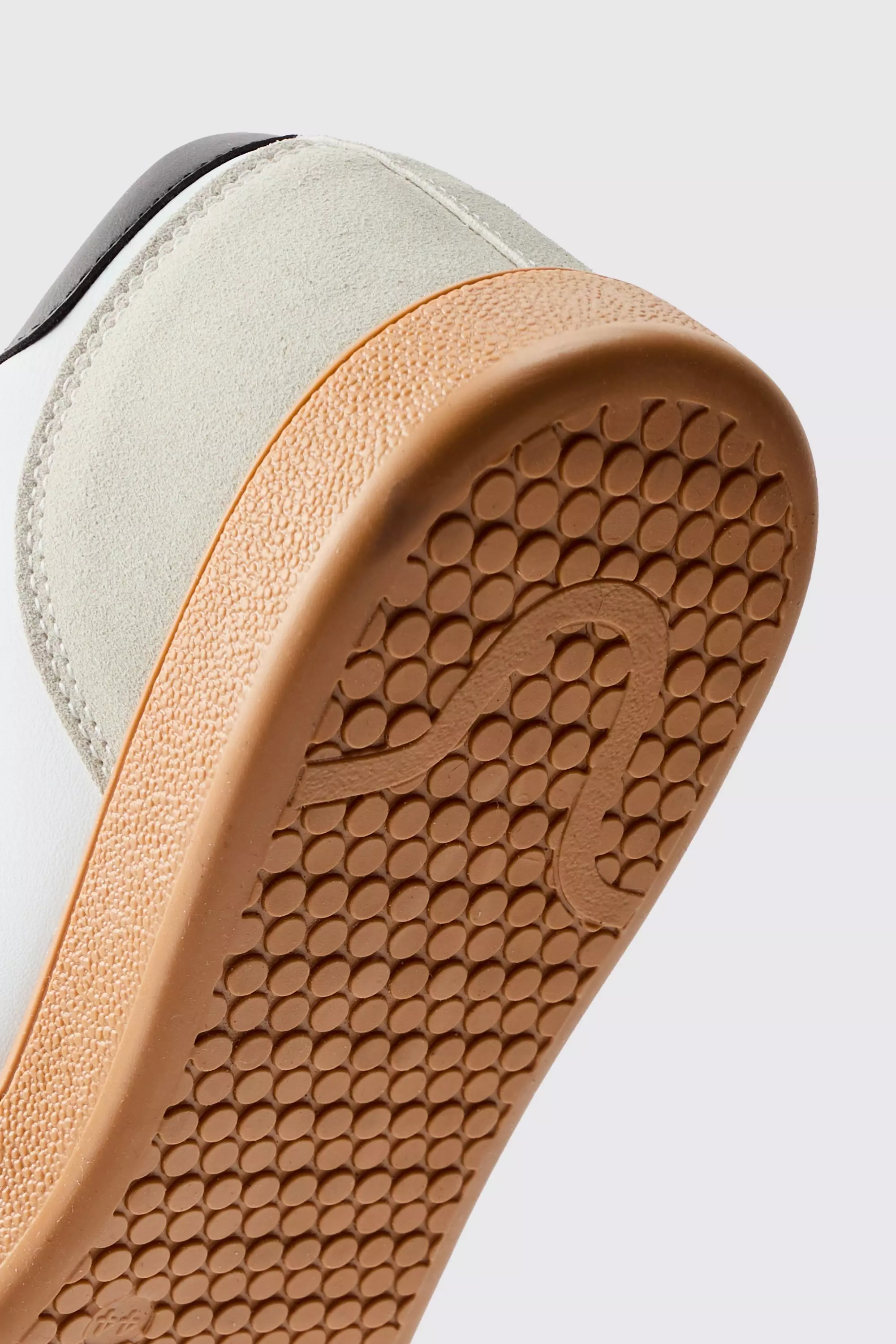 Grey Trainer With Panel Detail In PU  alternative image