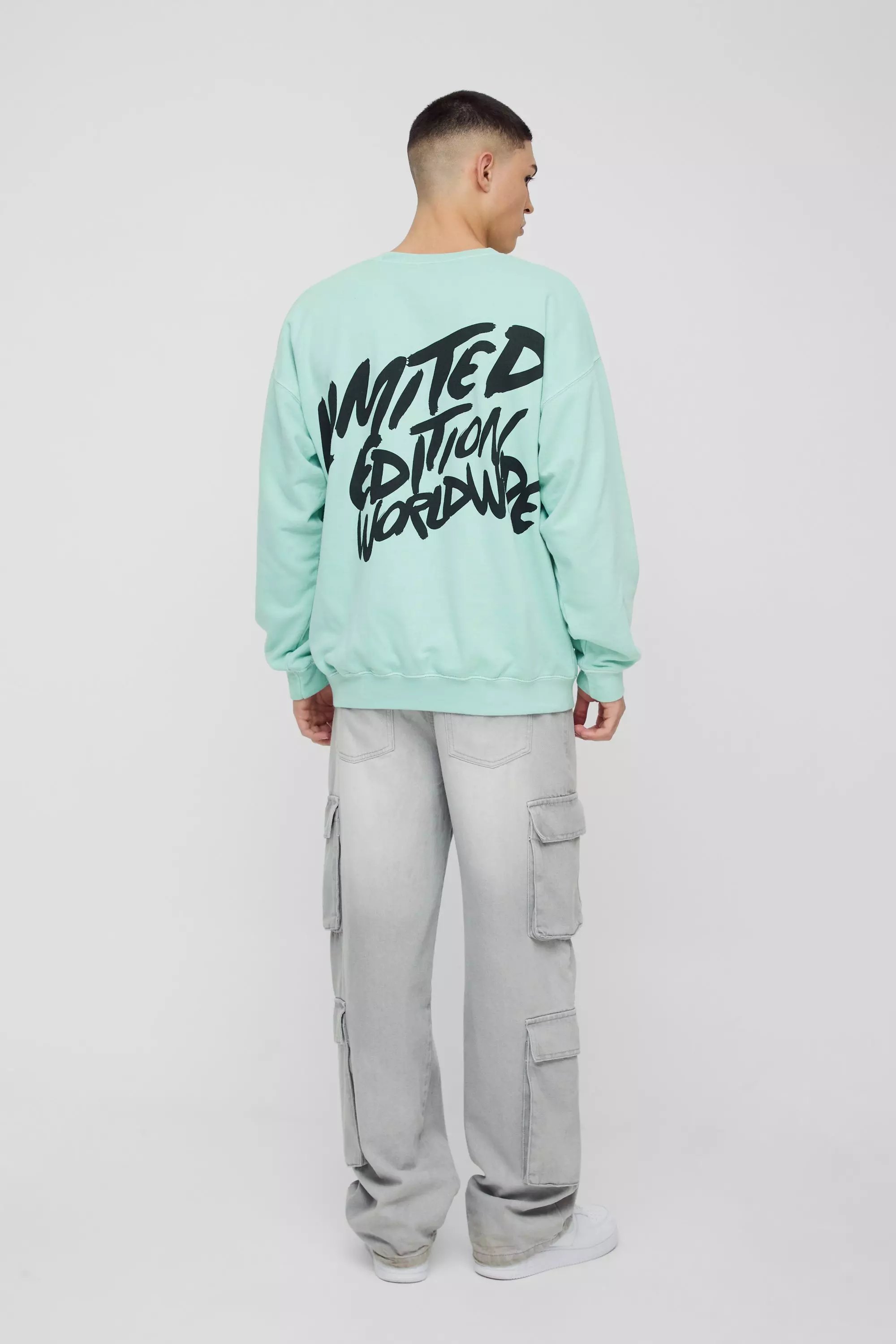 Oversize Limited Edition Sweatshirt, Sage alternatives Bild