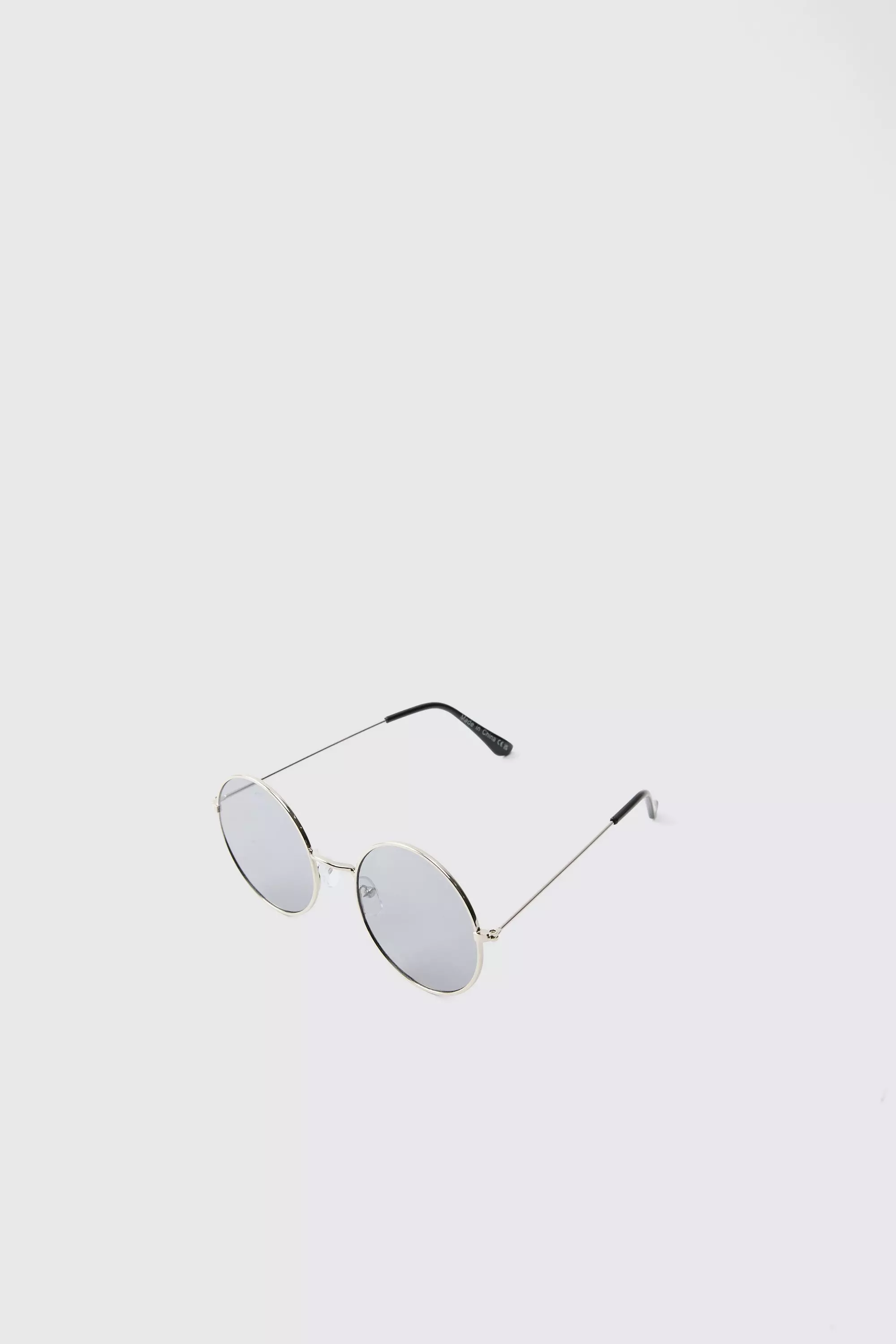 Runde silberne Metall-Sonnenbrille, Silver alternatives Bild