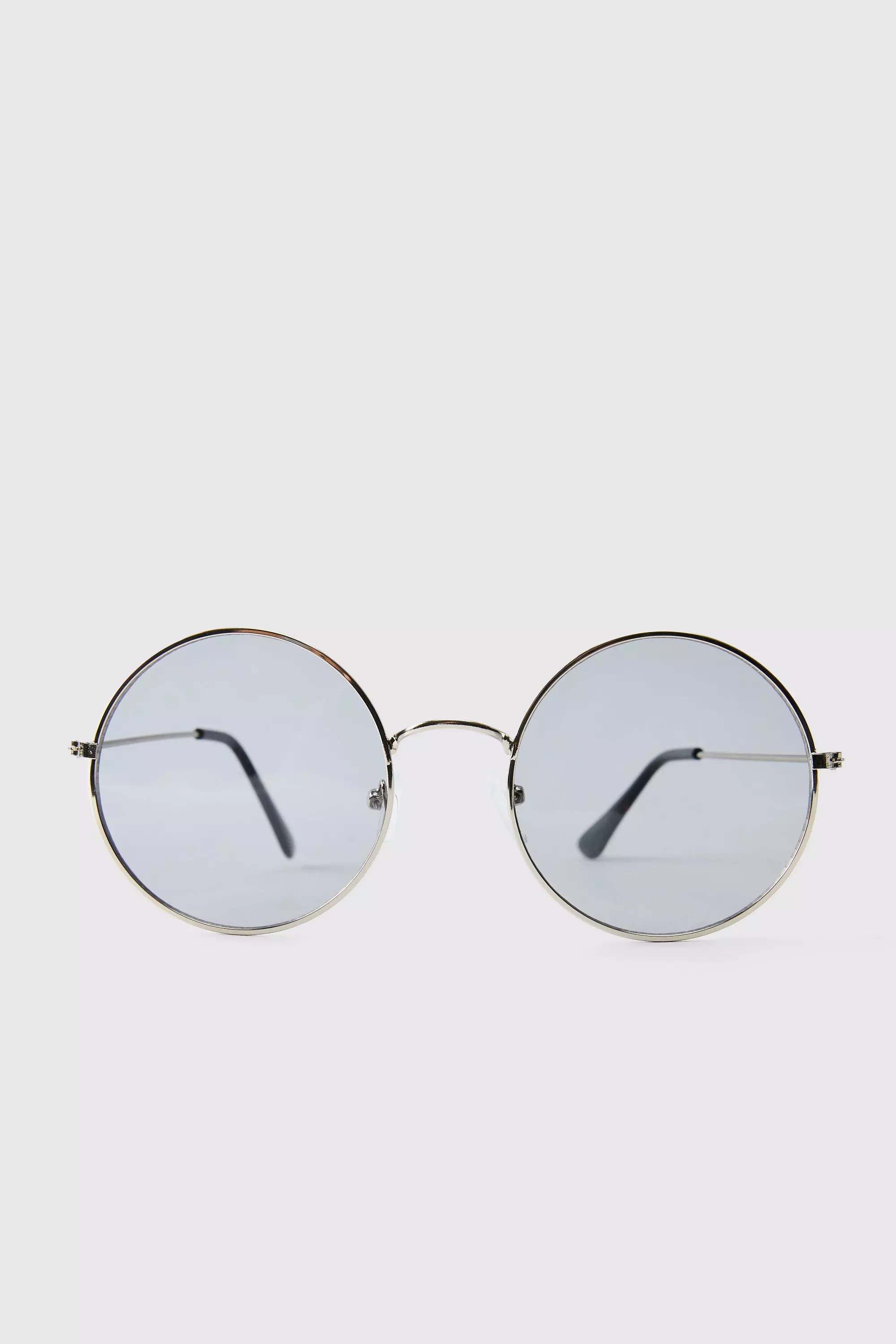 Runde silberne Metall-Sonnenbrille, Silver alternatives Bild
