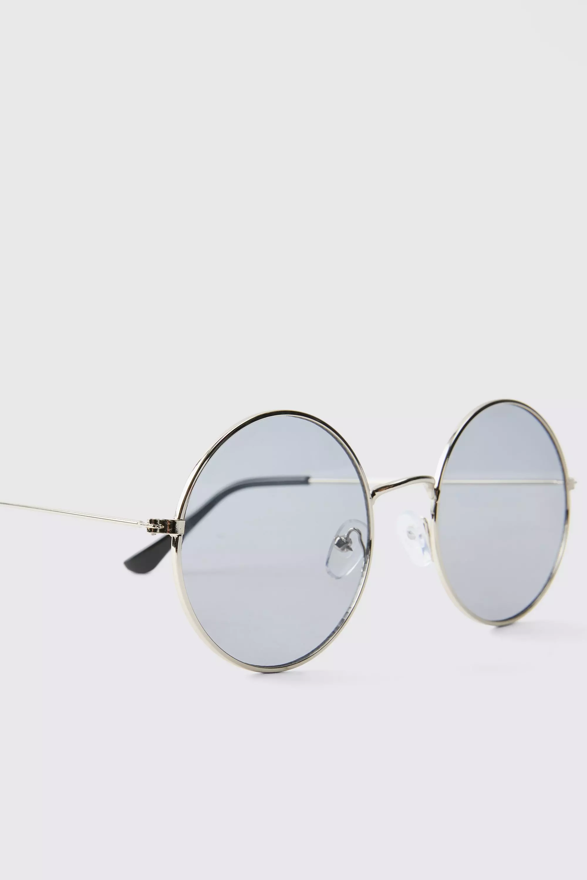 Runde silberne Metall-Sonnenbrille, Silver alternatives Bild