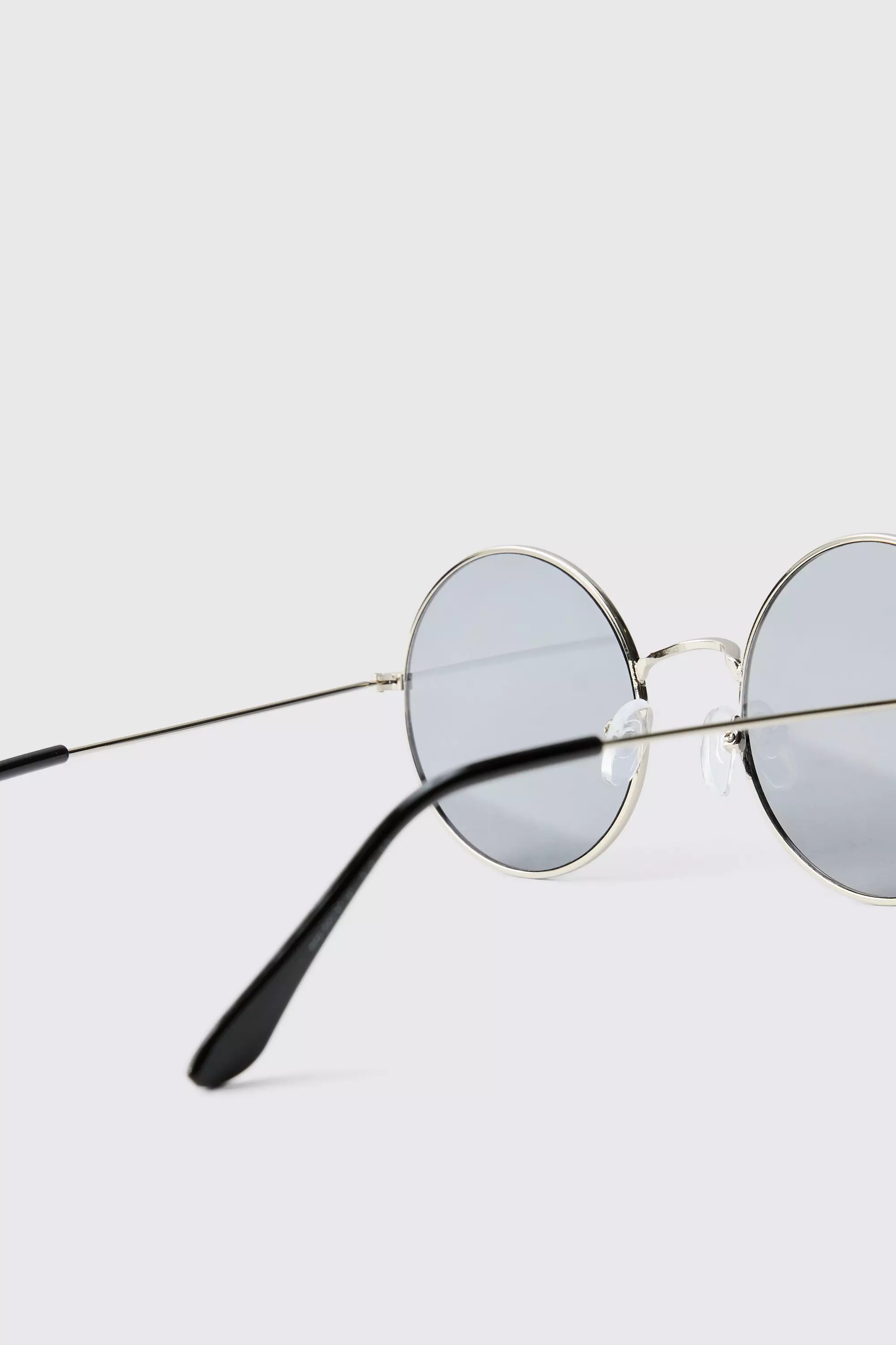Runde silberne Metall-Sonnenbrille, Silver alternatives Bild