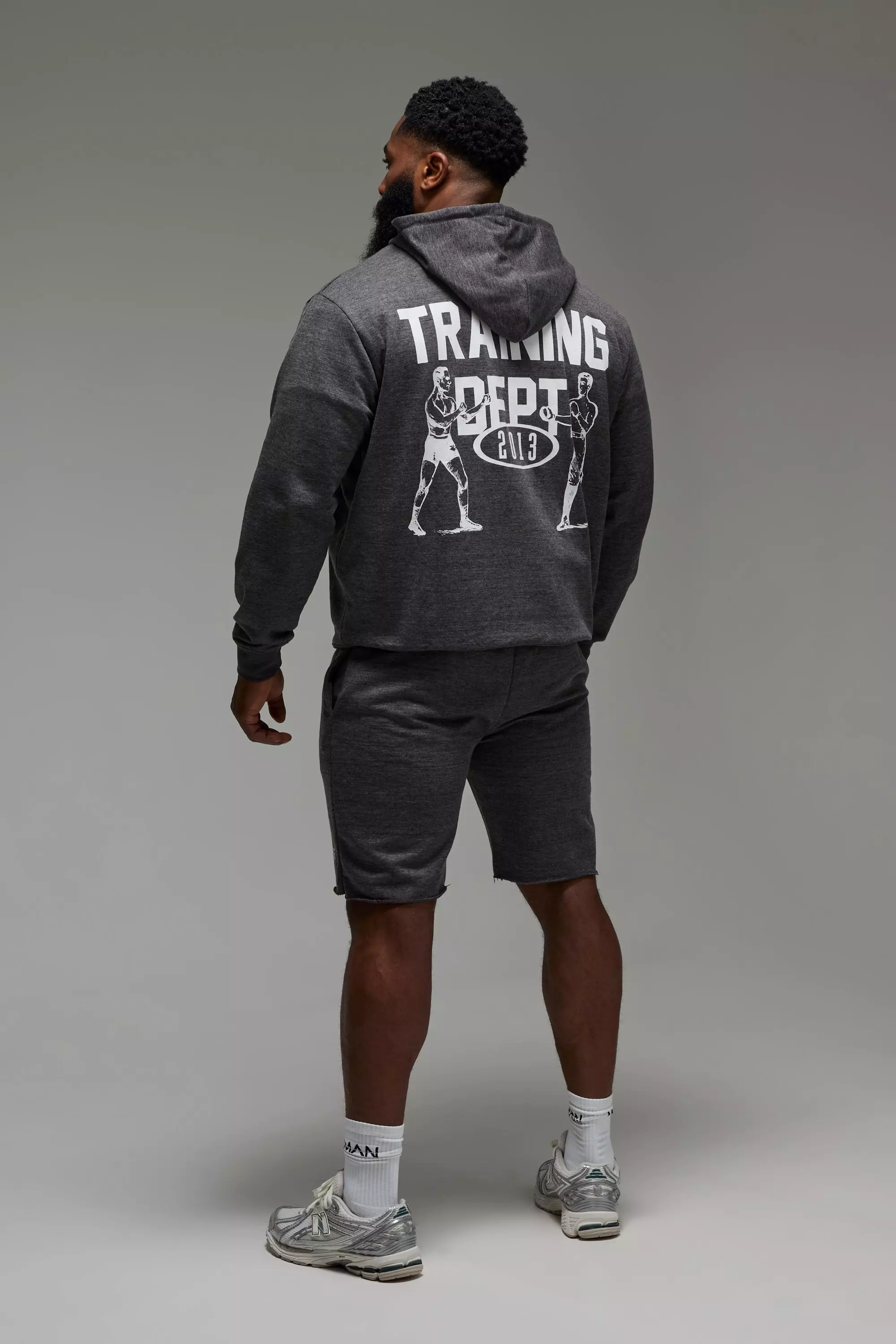 Man Active Training Dept Loose Fit 9inch Shorts | boohooMAN USA