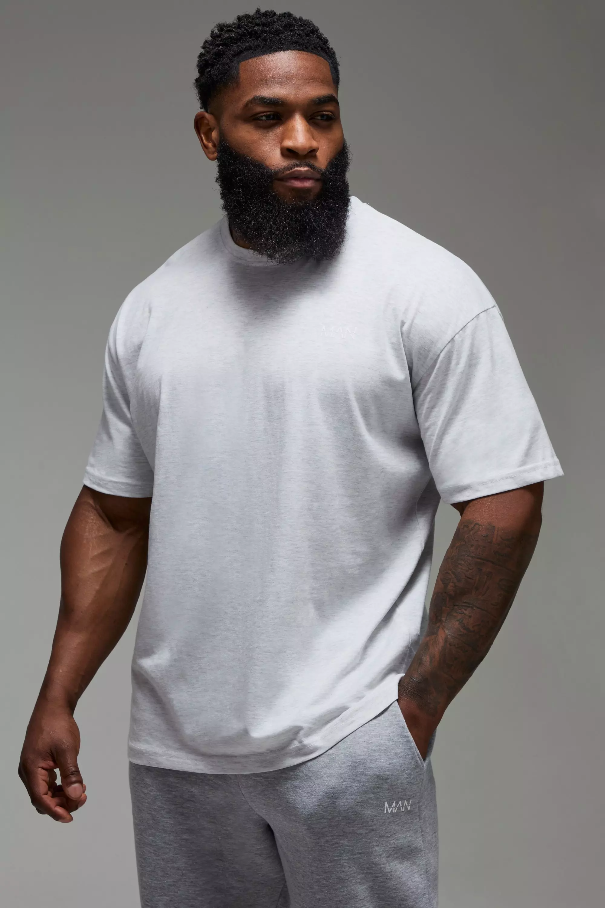 White Man Active Training Dept Oversized T-shirt  alternative image