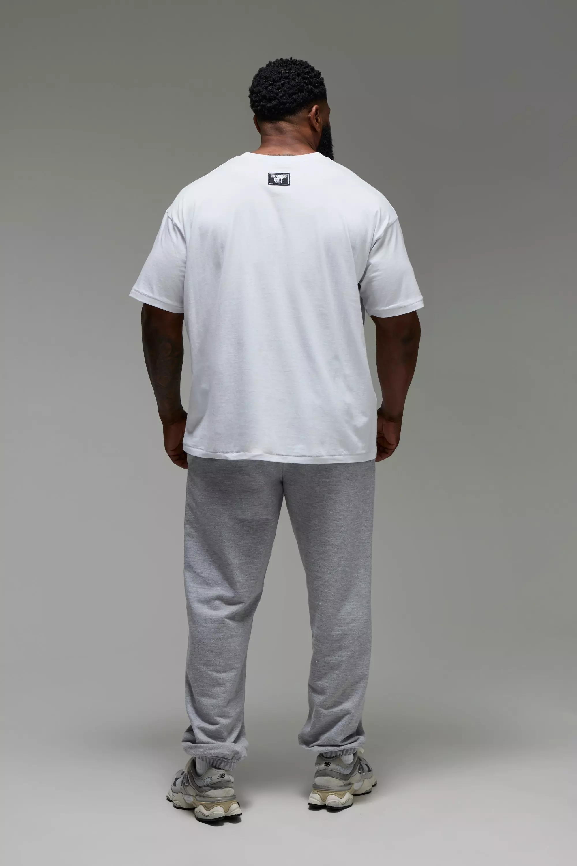 White Man Active Training Dept Oversized T-shirt  alternative image