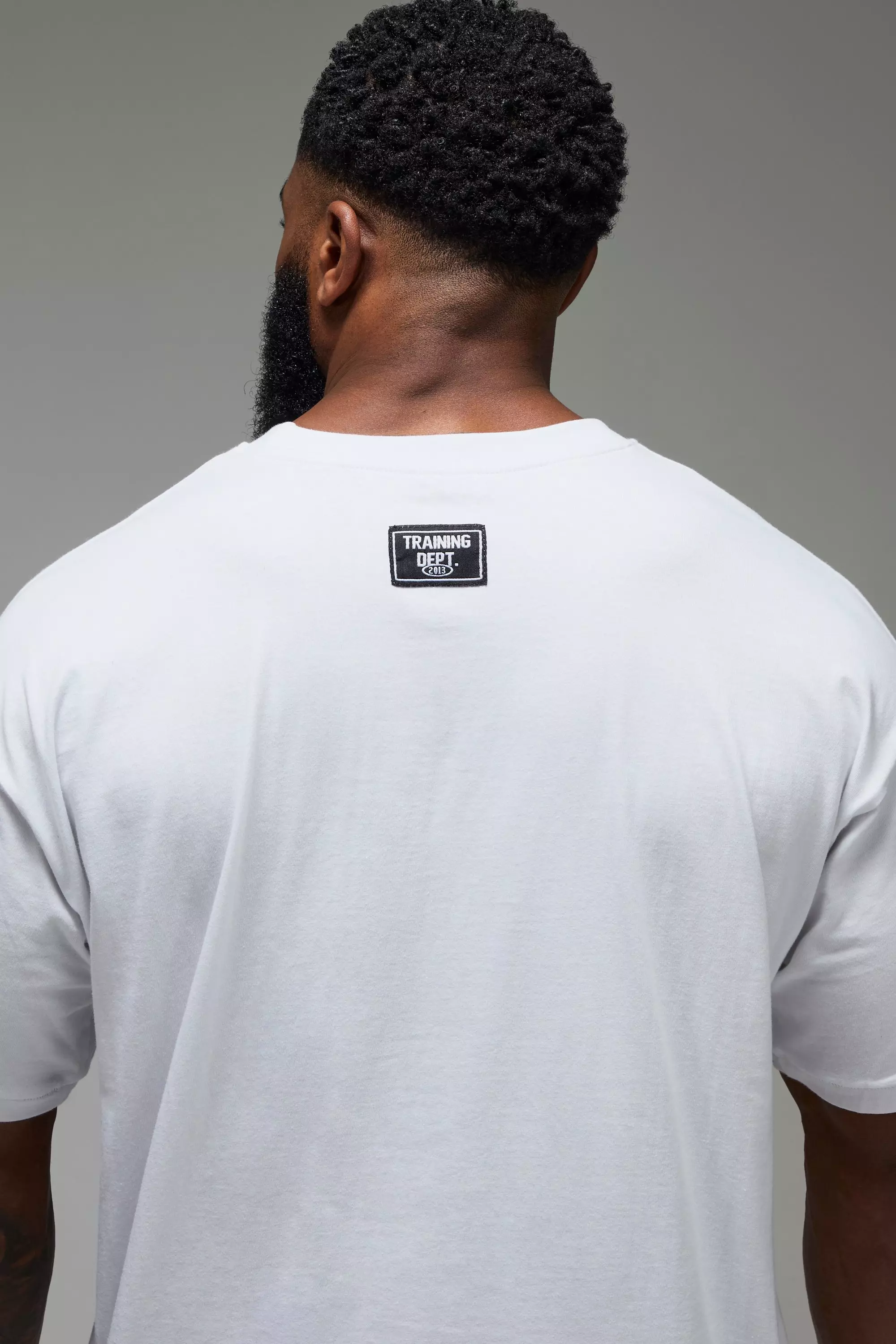 White Man Active Training Dept Oversized T-shirt  alternative image