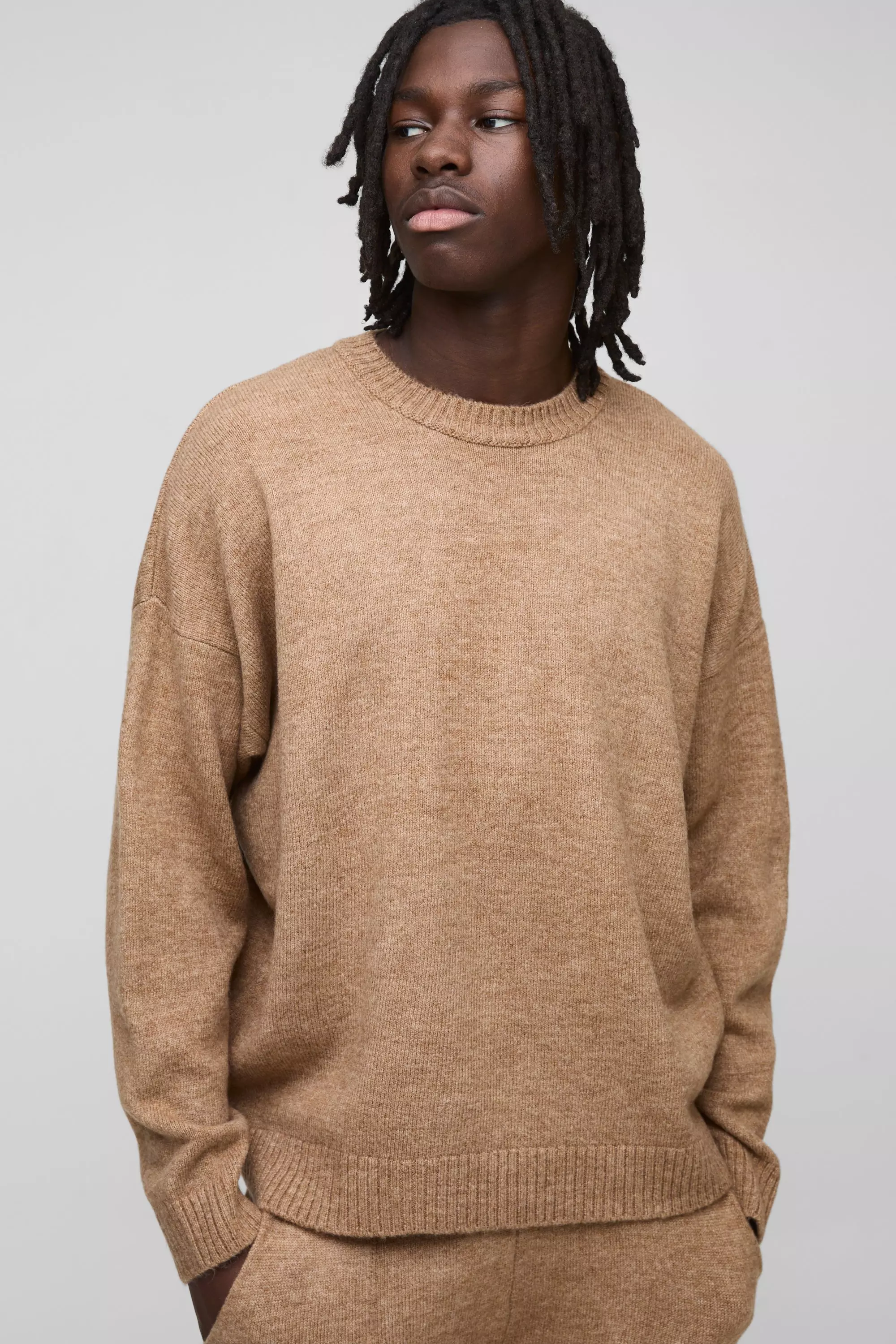 Oversized knit jumpers best sale