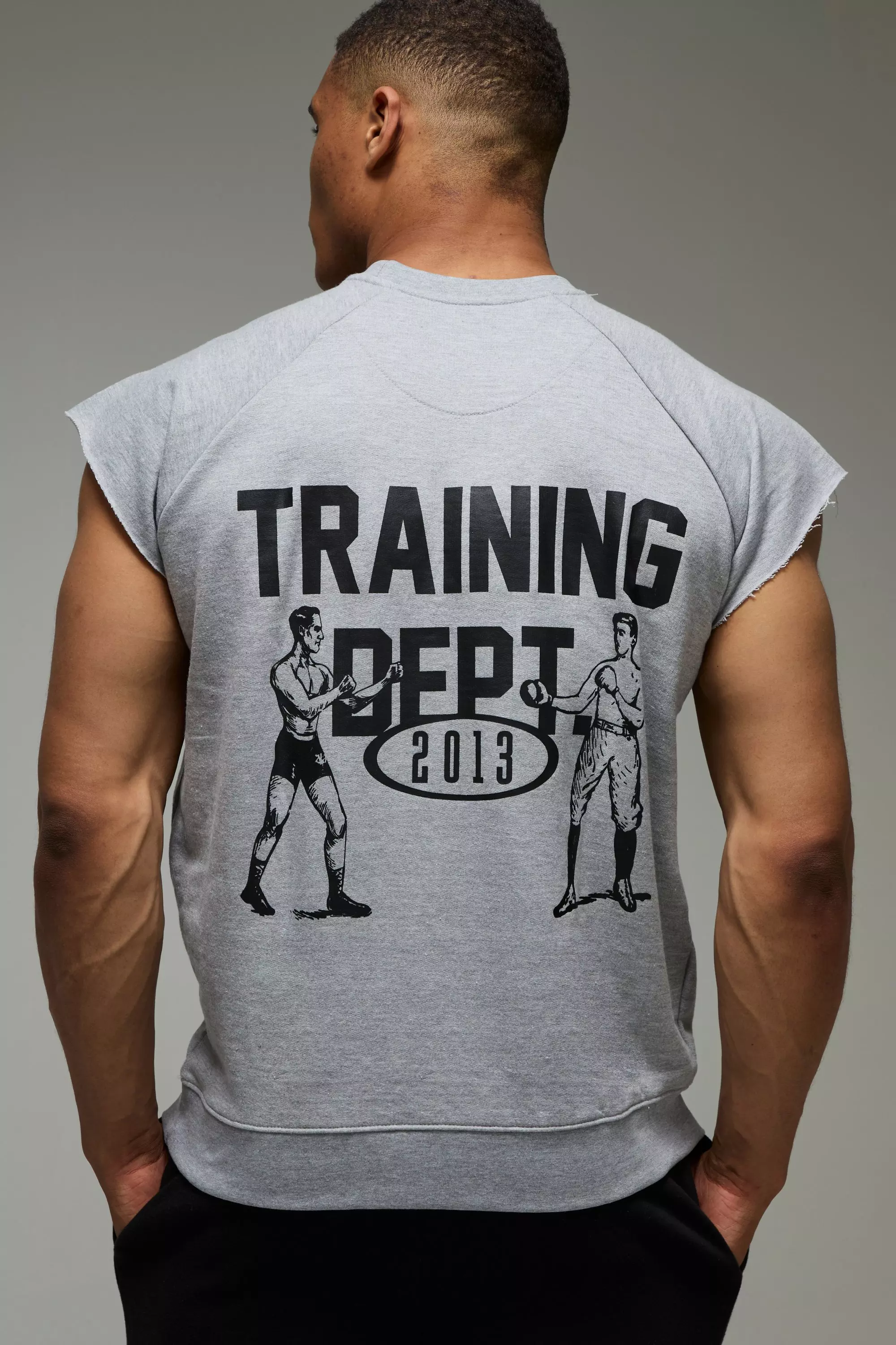 Man Active Training Dept Oversized Short Sleeve Sweatshirt | boohooMAN USA