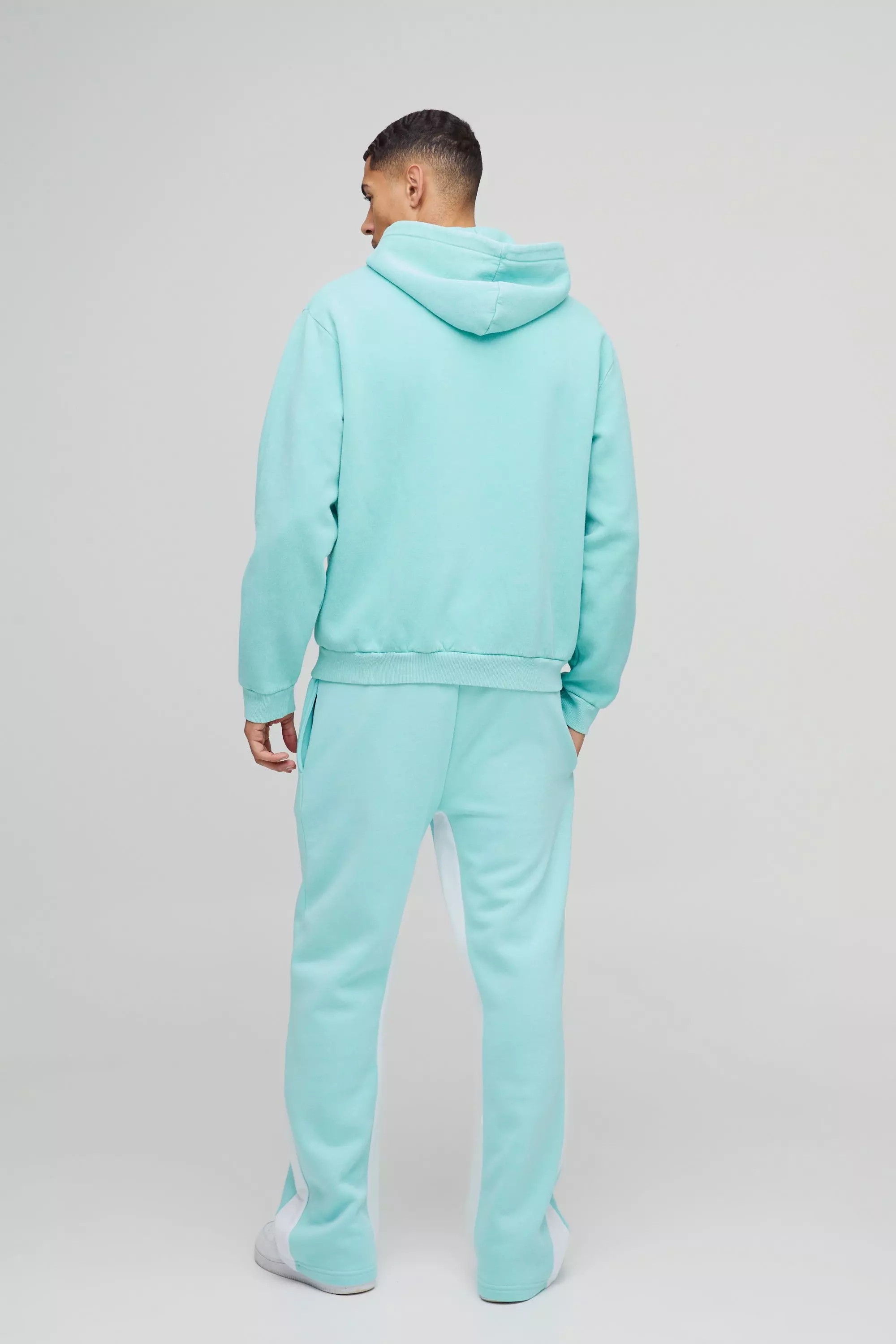 Aqua Regular Fit Paint Splatter Gusset Jogger alternative image