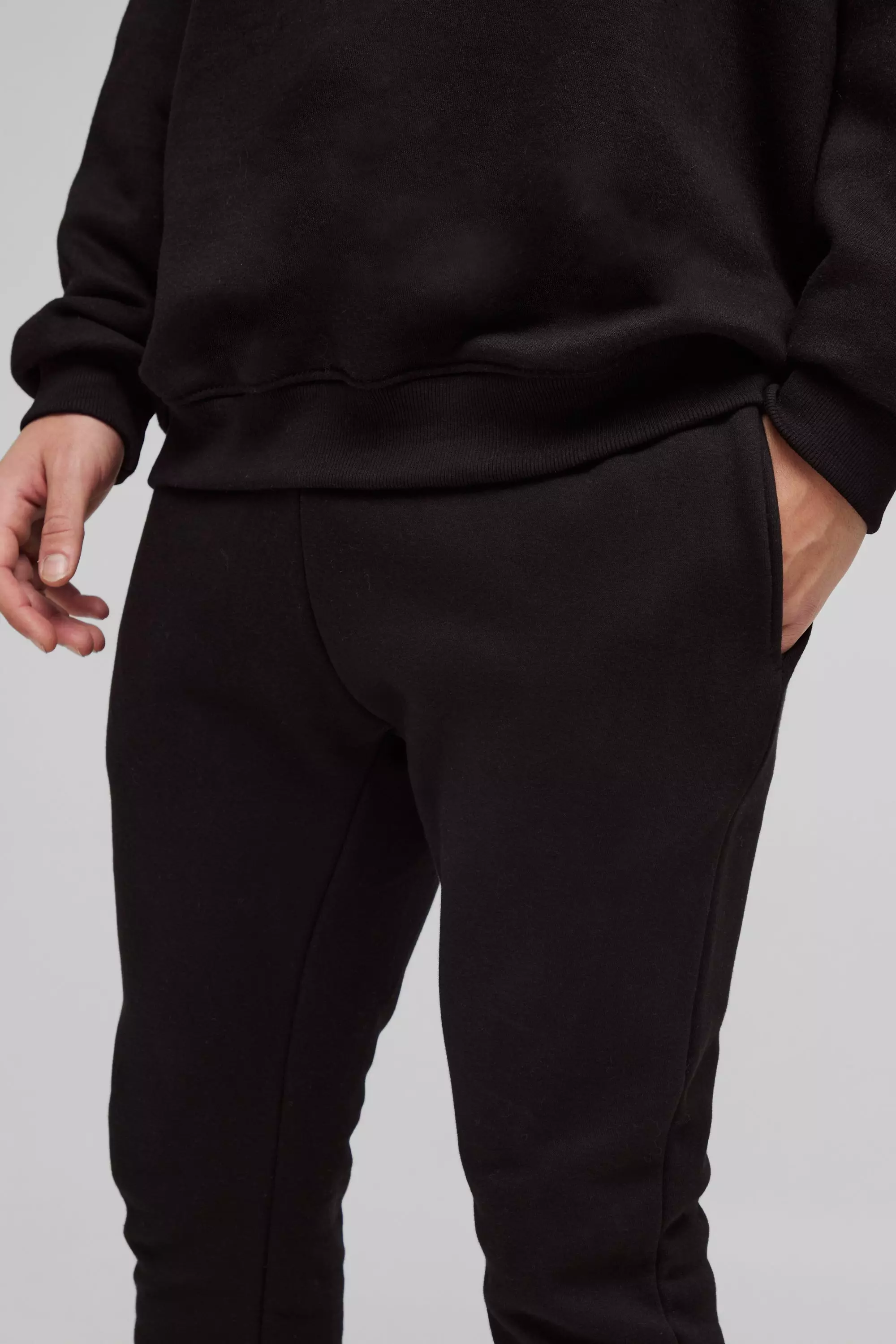 Super skinny black joggers clearance