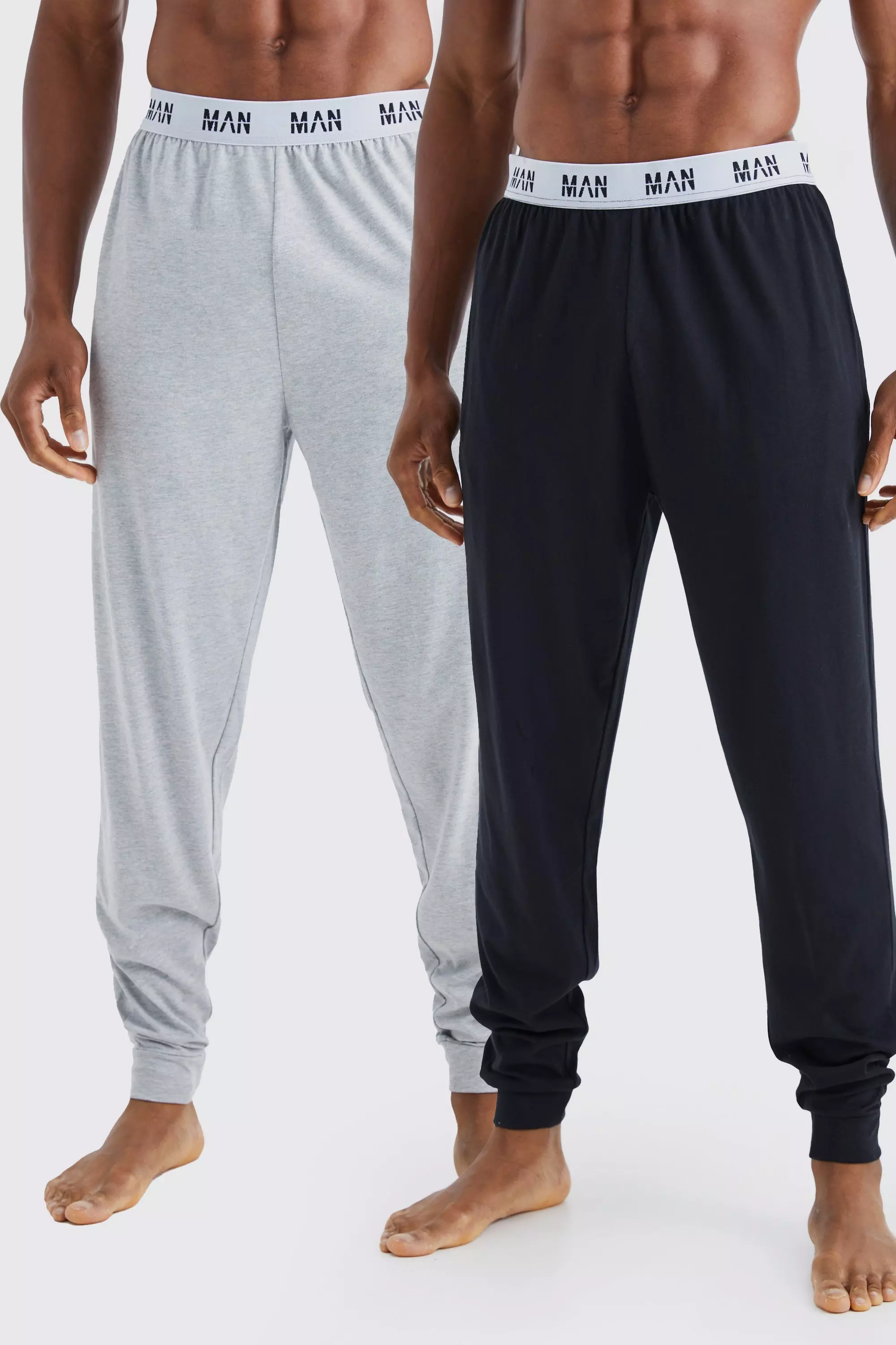 2 Pack Man Lounge Cuffed Jogger Multi