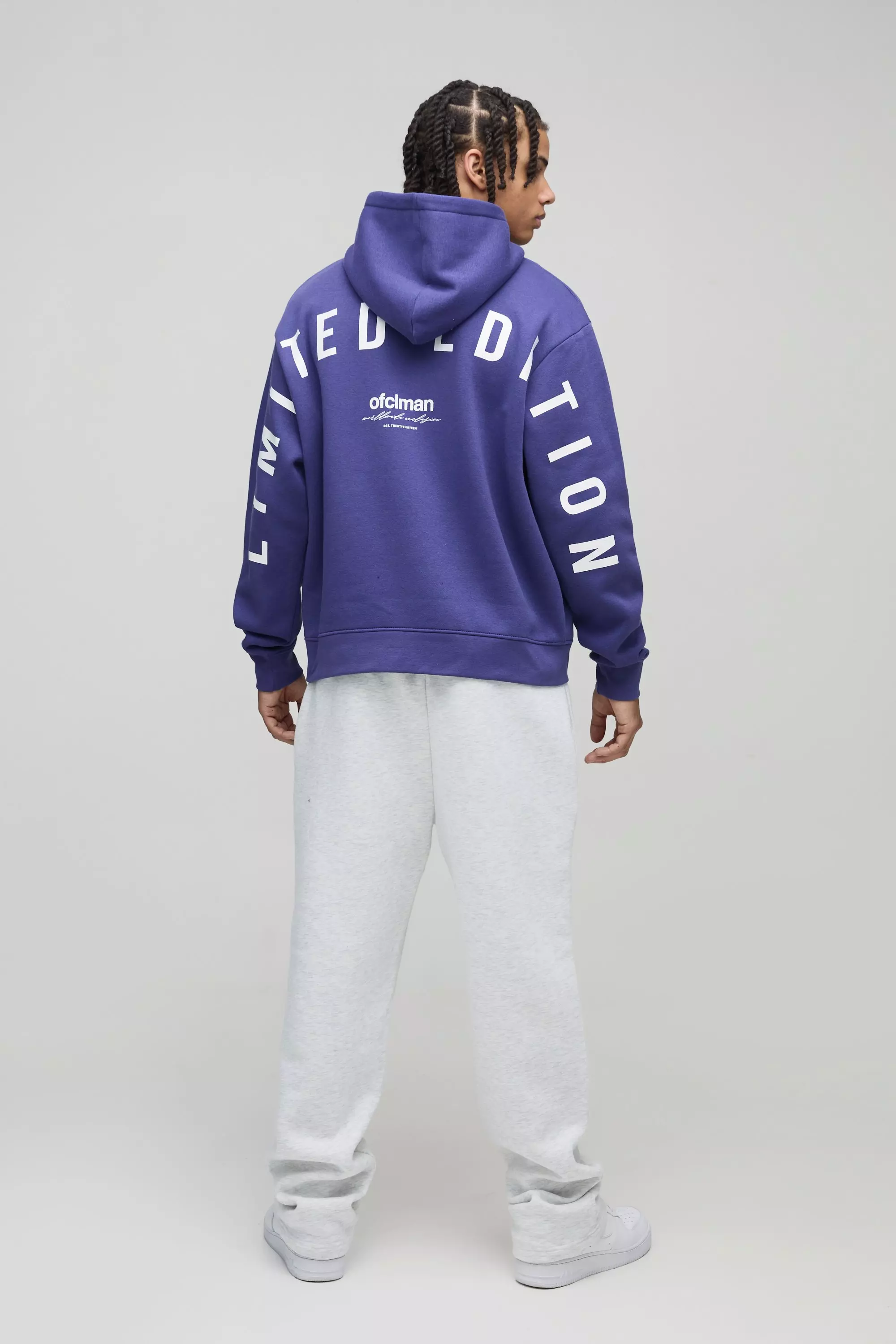 Oversized Boxy Large Scale Limited Hoodie | boohooMAN USA