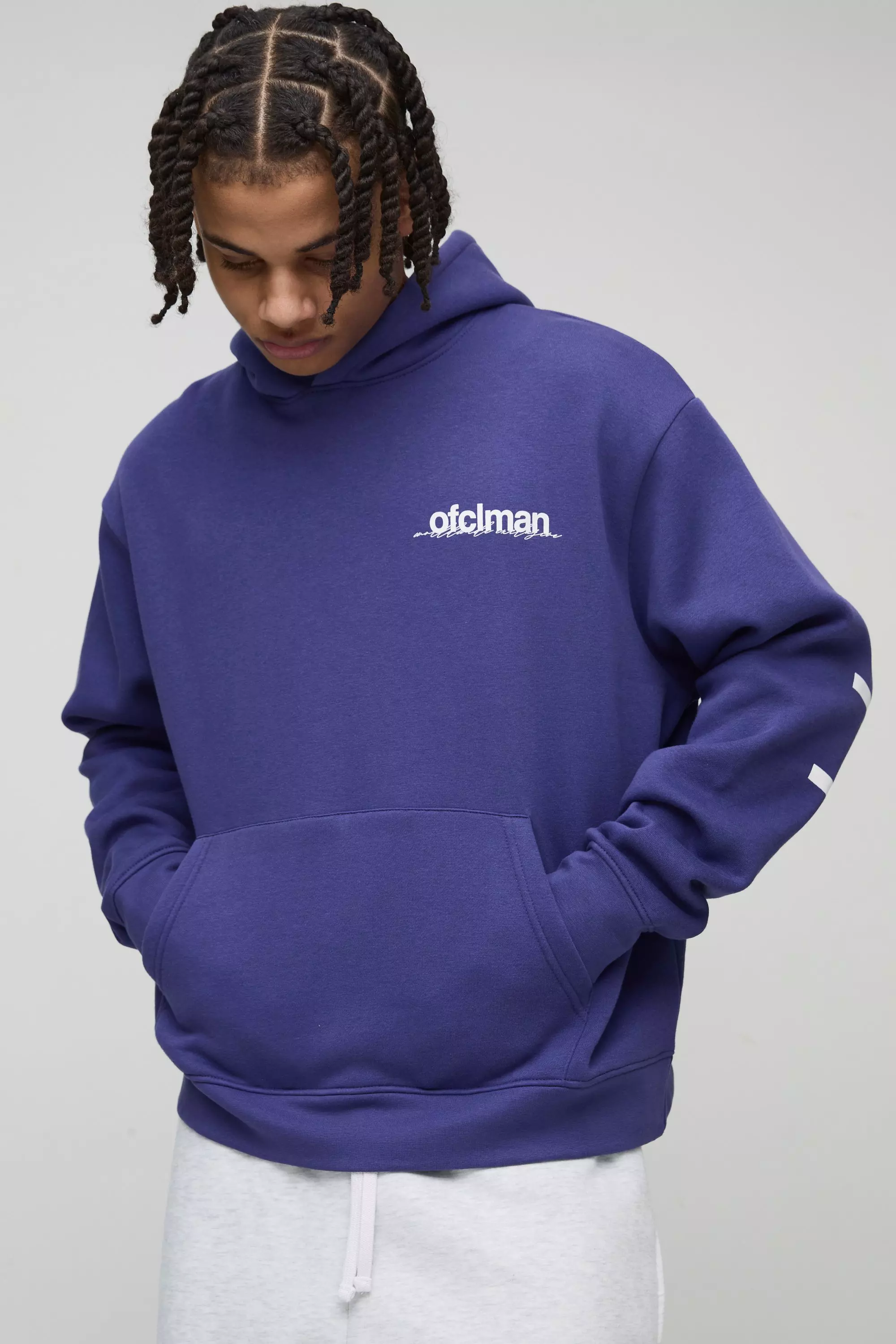 Oversized Boxy Large Scale Limited Hoodie | boohooMAN USA