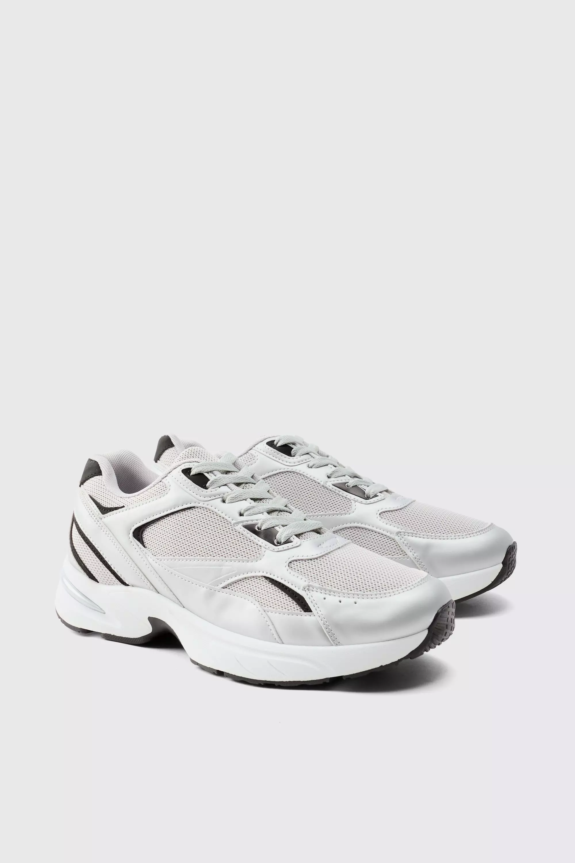 Chunky Mesh Trainer boohooMAN USA