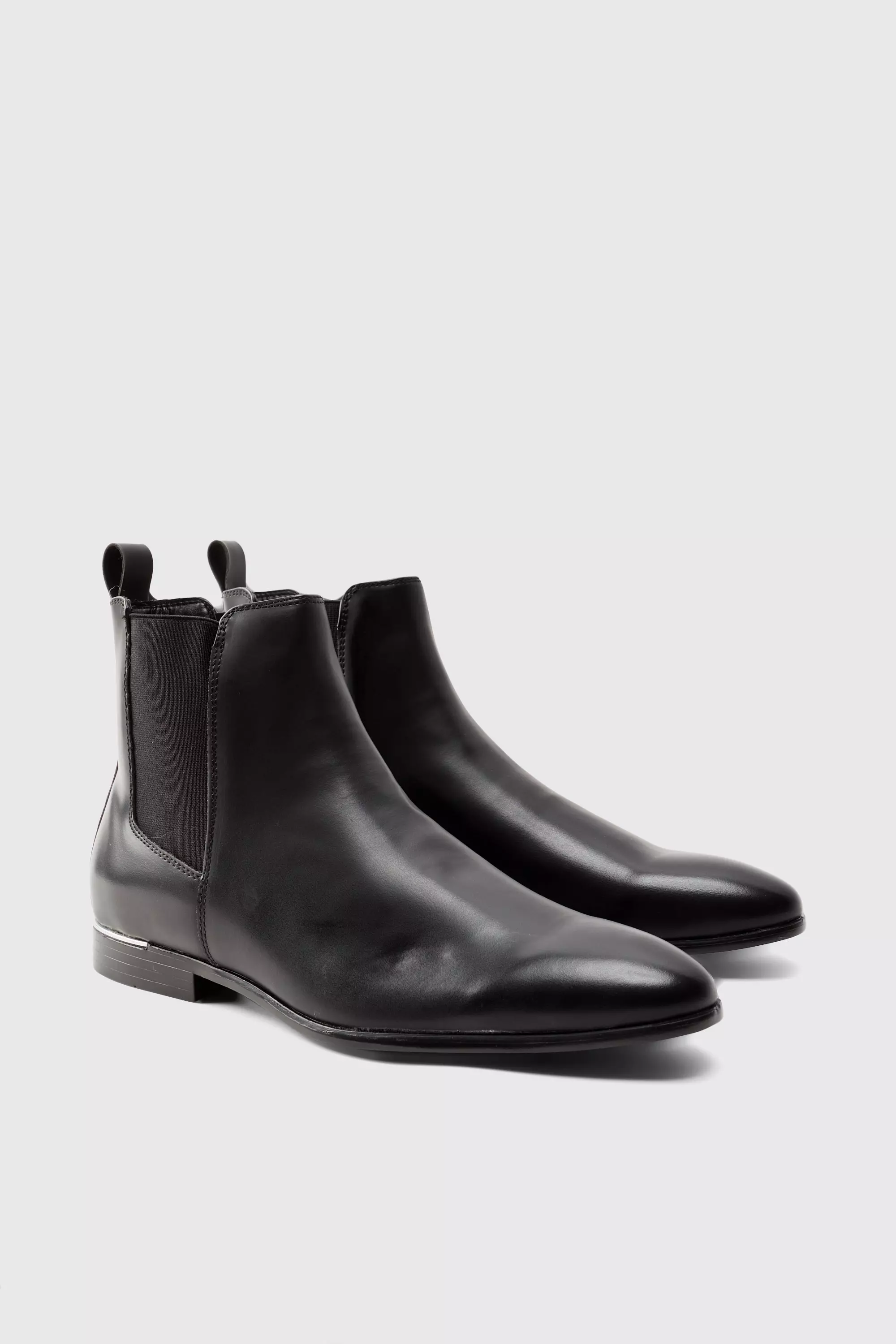 Pu chelsea boots on sale