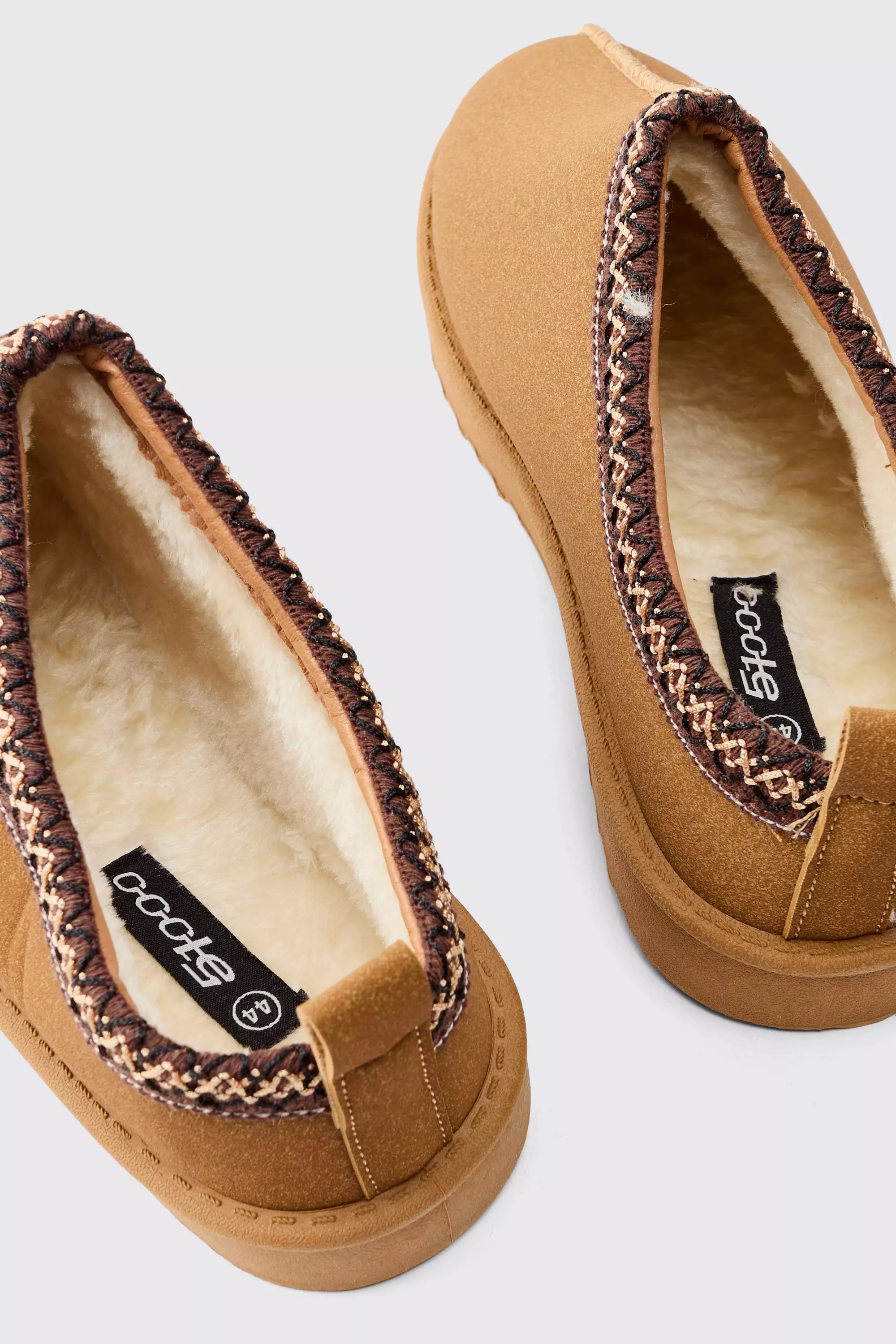 Slip on Cosy Mules boohooMAN UK