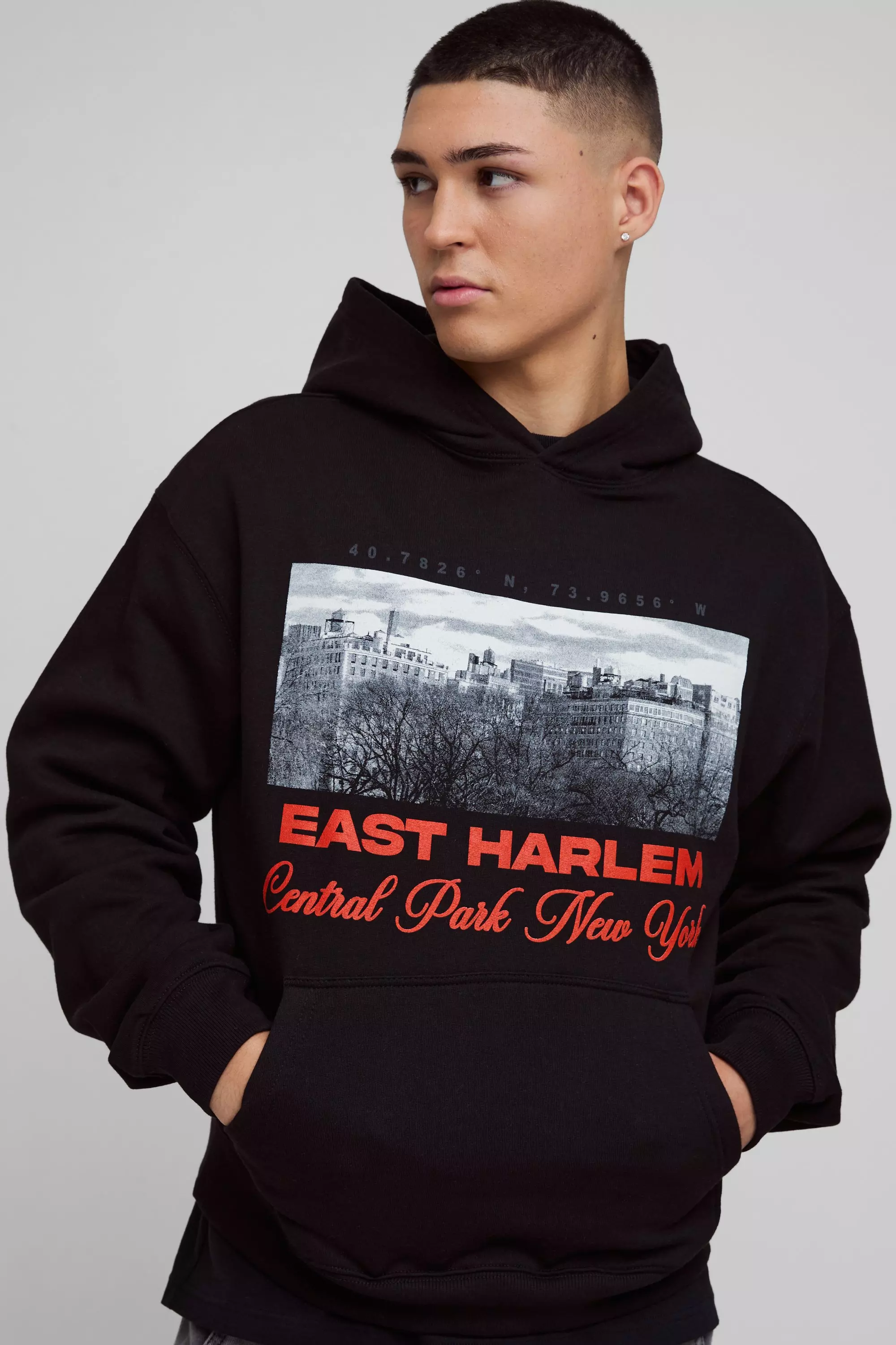 Black graphic hoodies mens hotsell