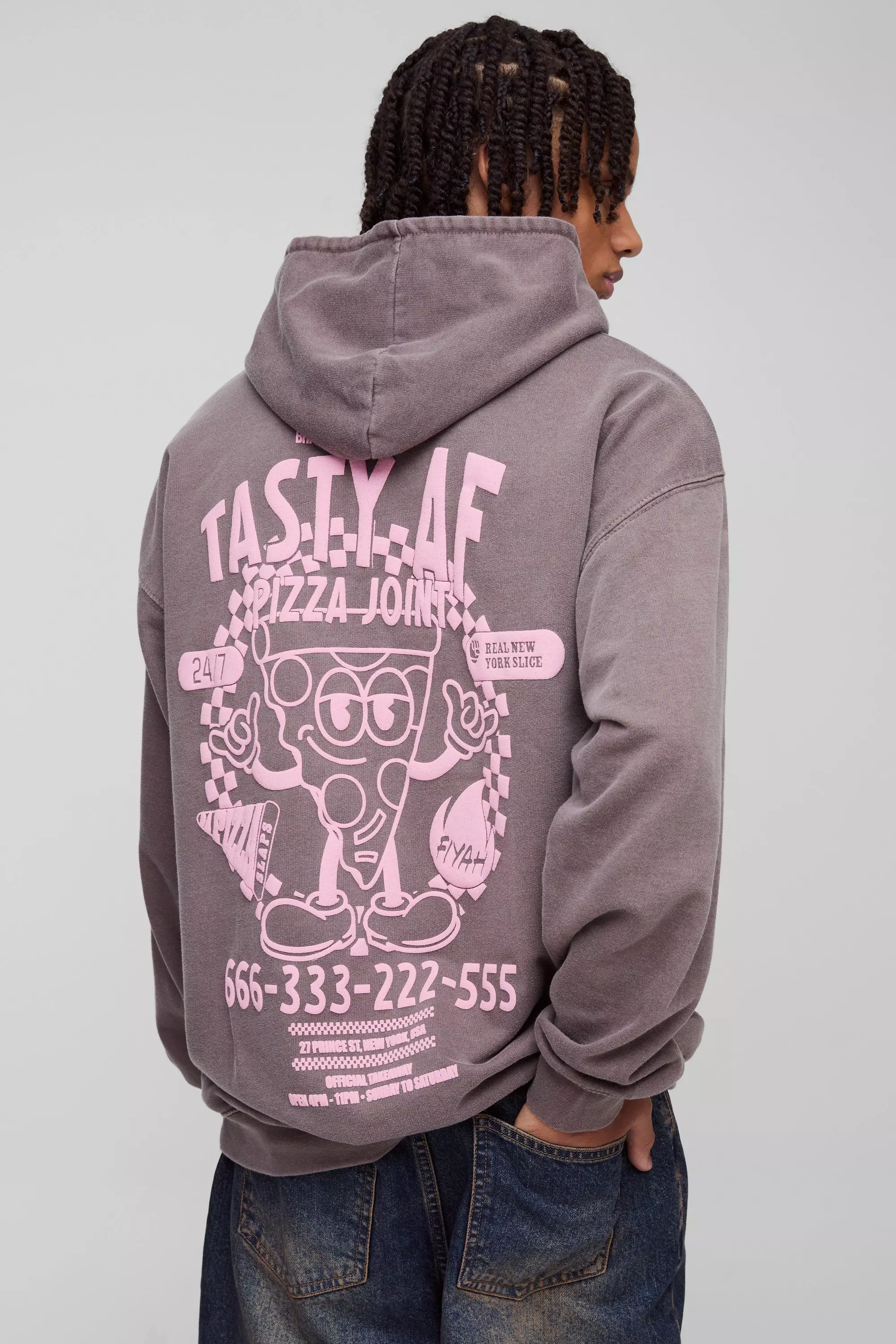 Cartoon graphic hoodies on sale