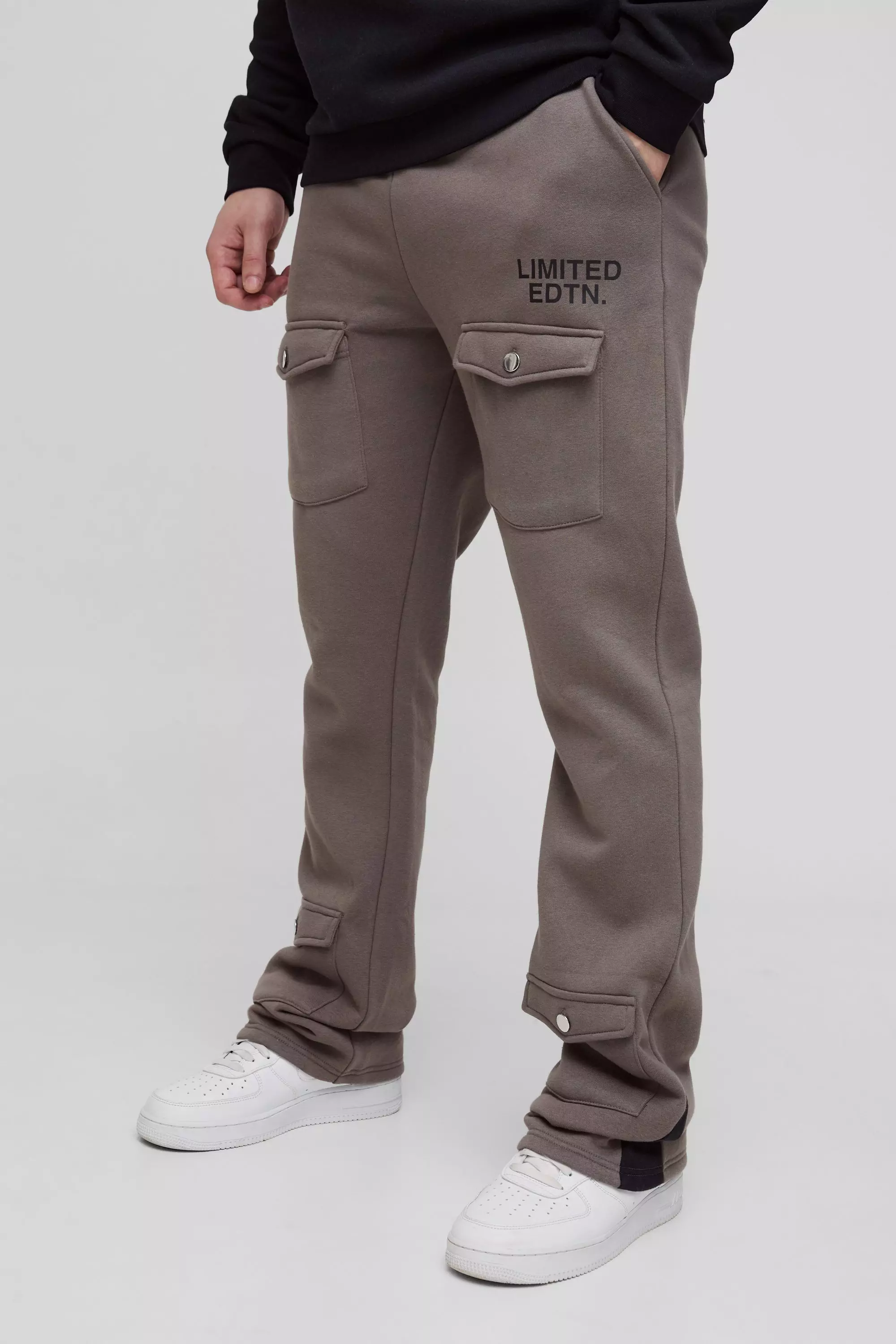 Tall Limited Slim-Fit Cargo-Jogginghose, Charcoal alternatives Bild