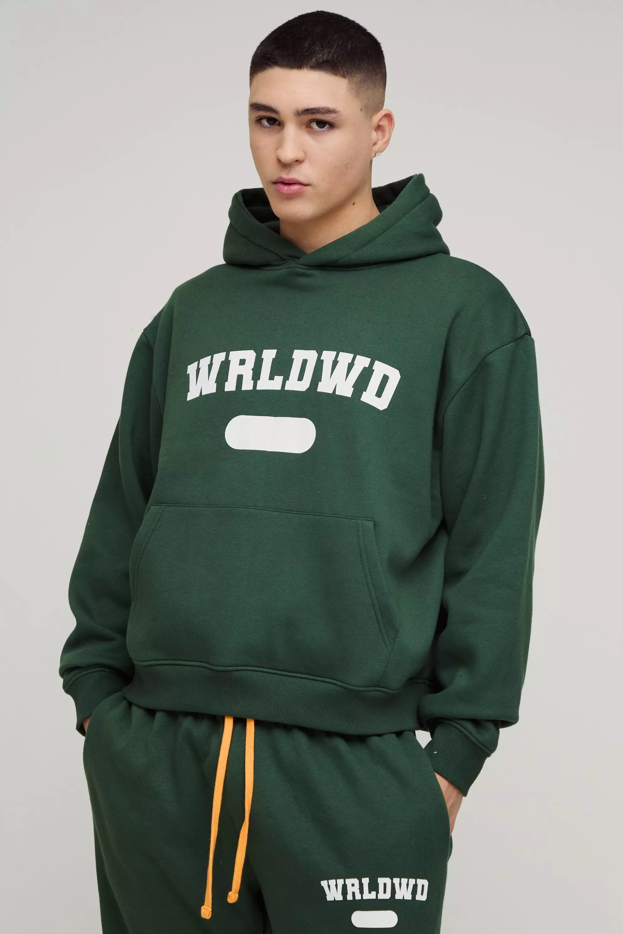 Forest Oversized Boxy Worldwide Hooded Tracksuit alternative image