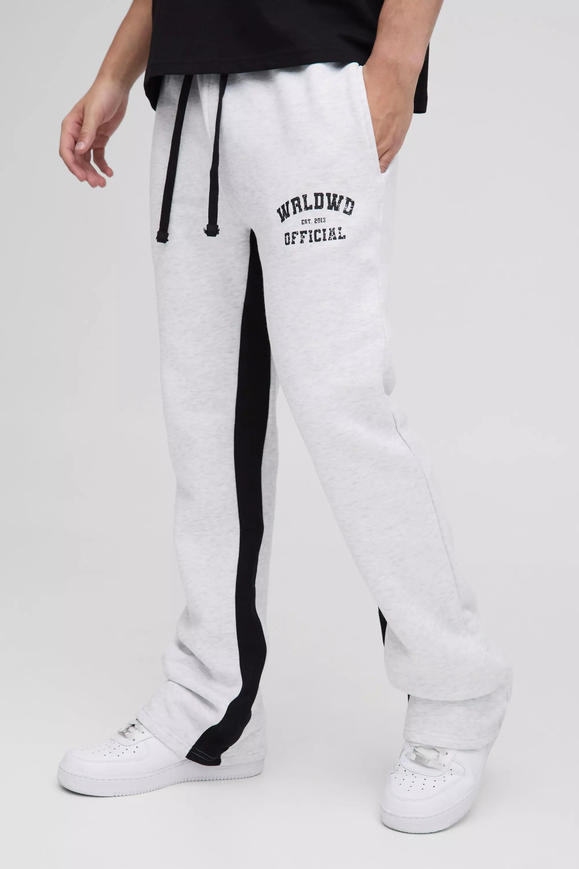 Ash grey Slim Official Gusset Joggers alternative image