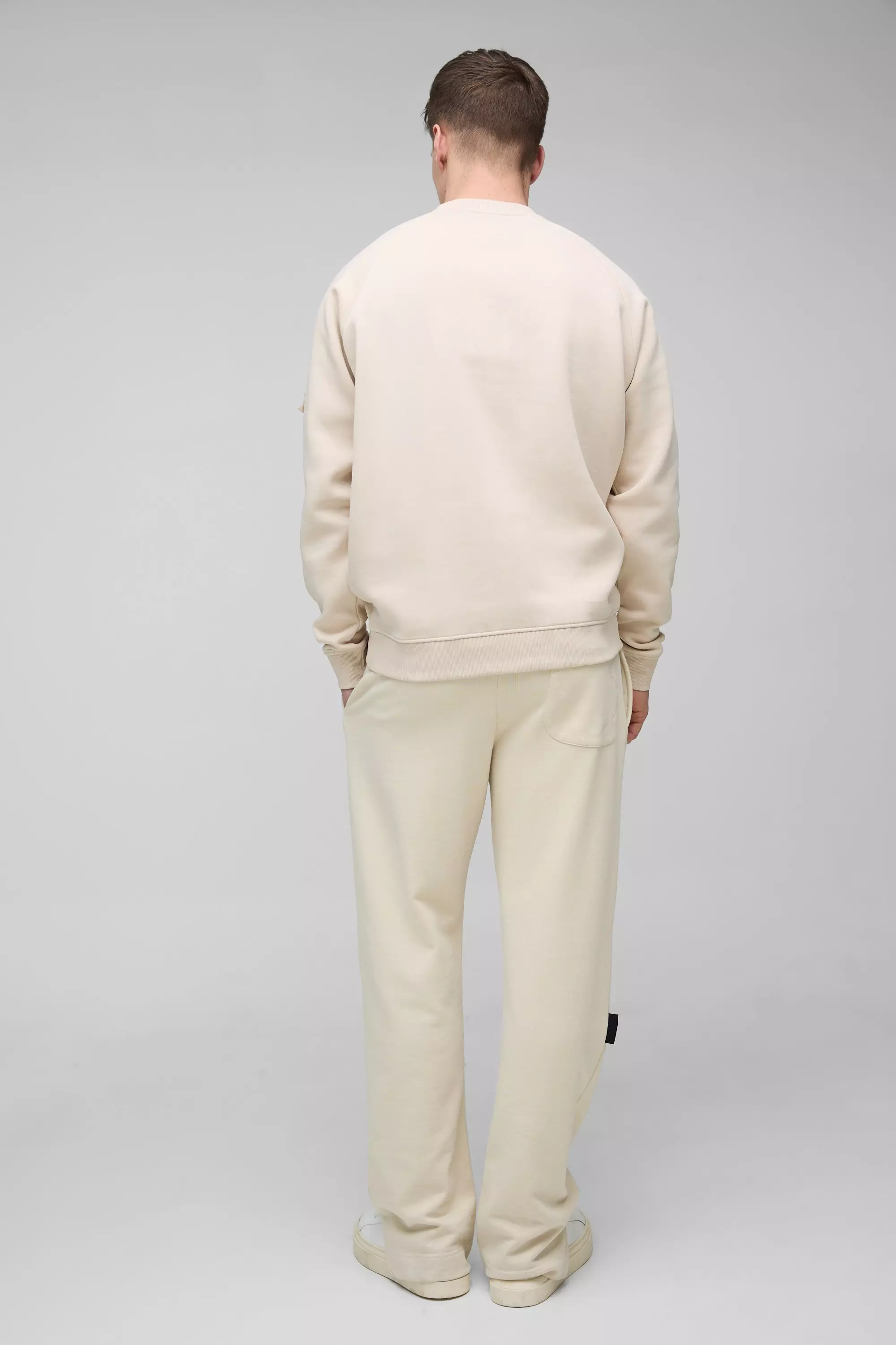 Tall - Sweat oversize à manches raglan, Stone autre image