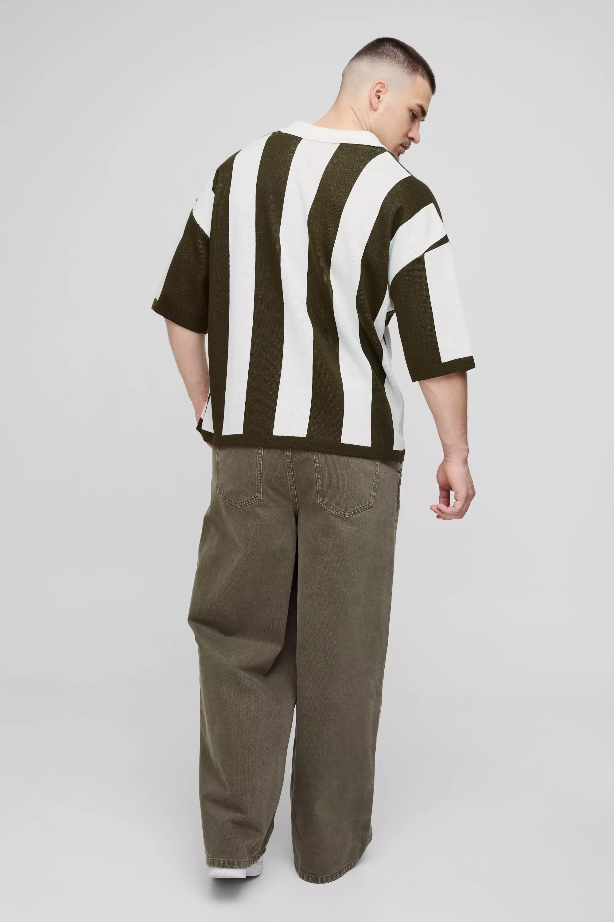 Tall - Polo oversize en maille, Green autre image