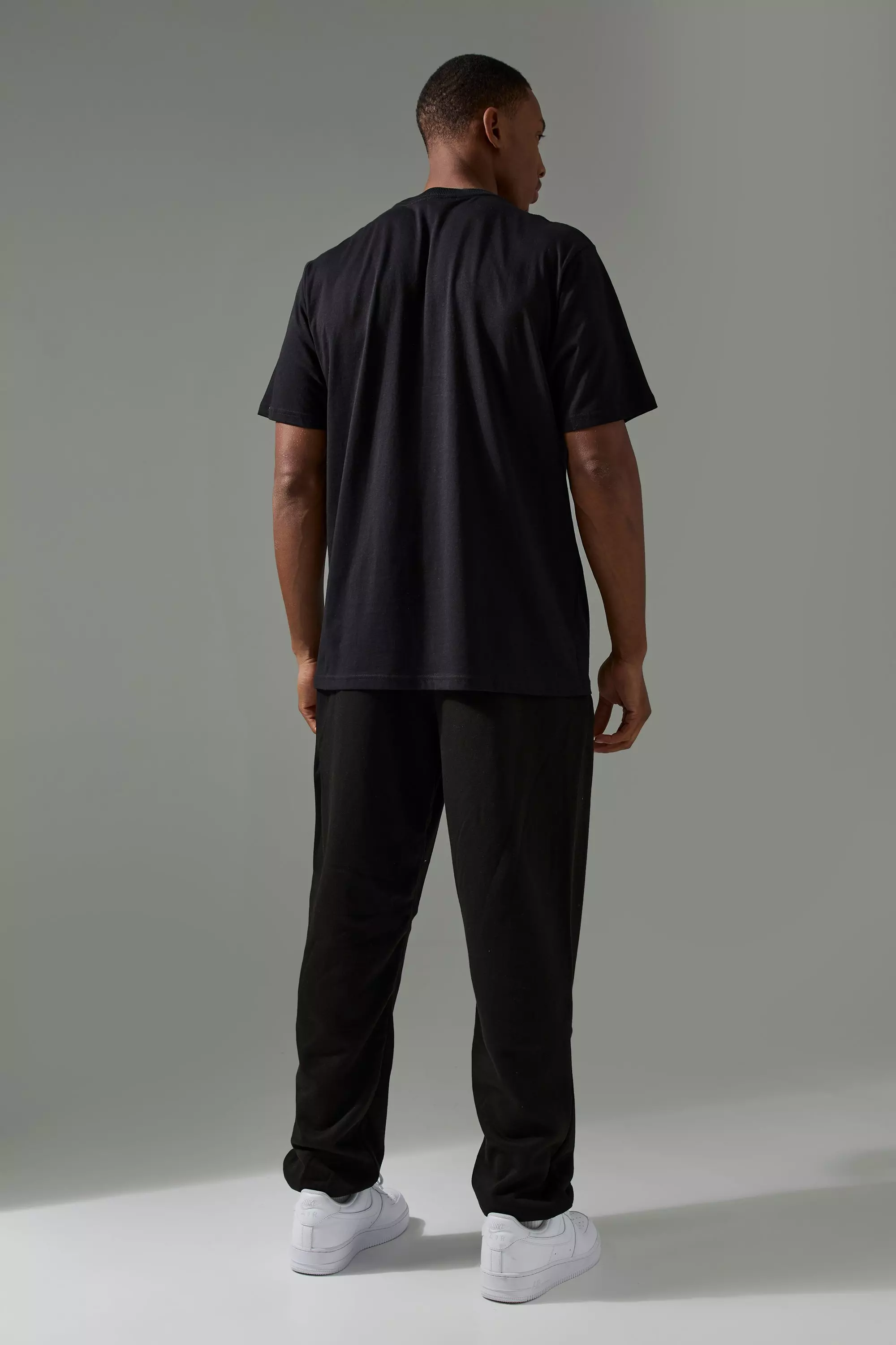 T-shirt de sport imprimé - MAN Active, Black autre image